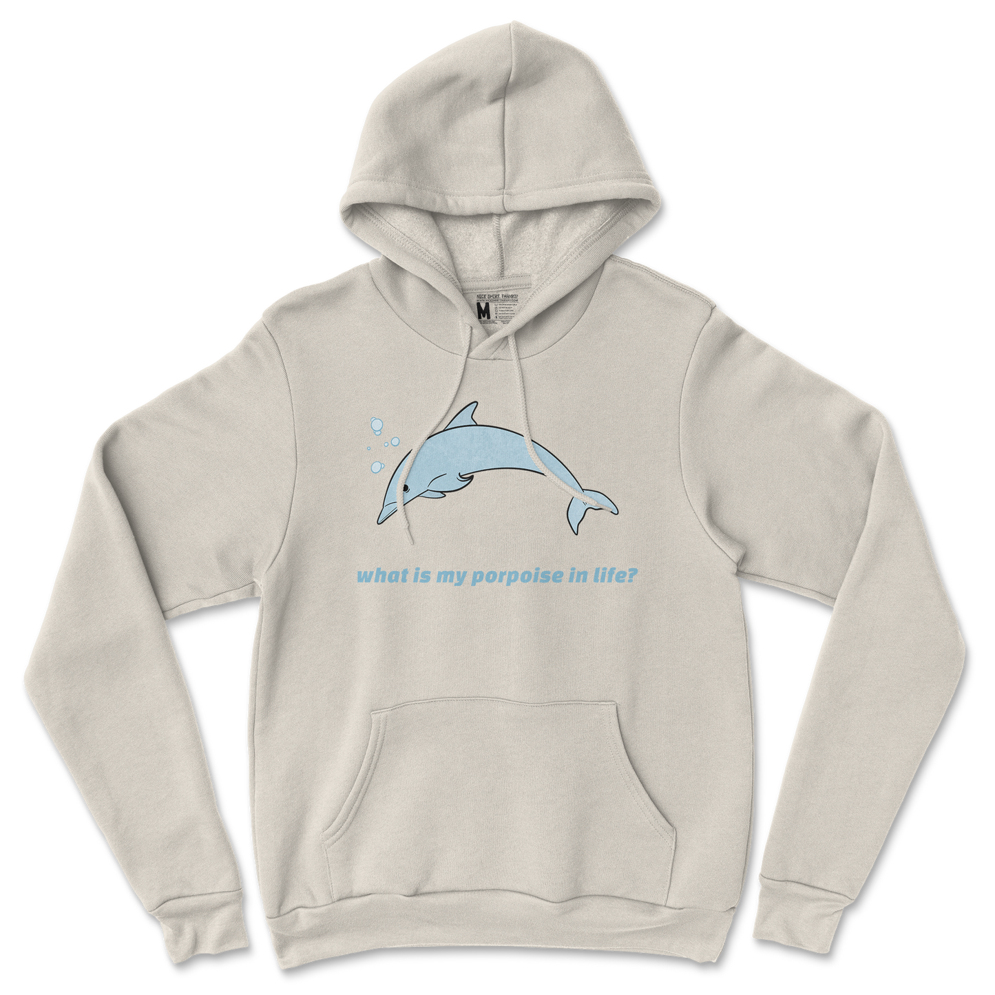 Gildan SoftStyle Hoodie Porpoise in Sand