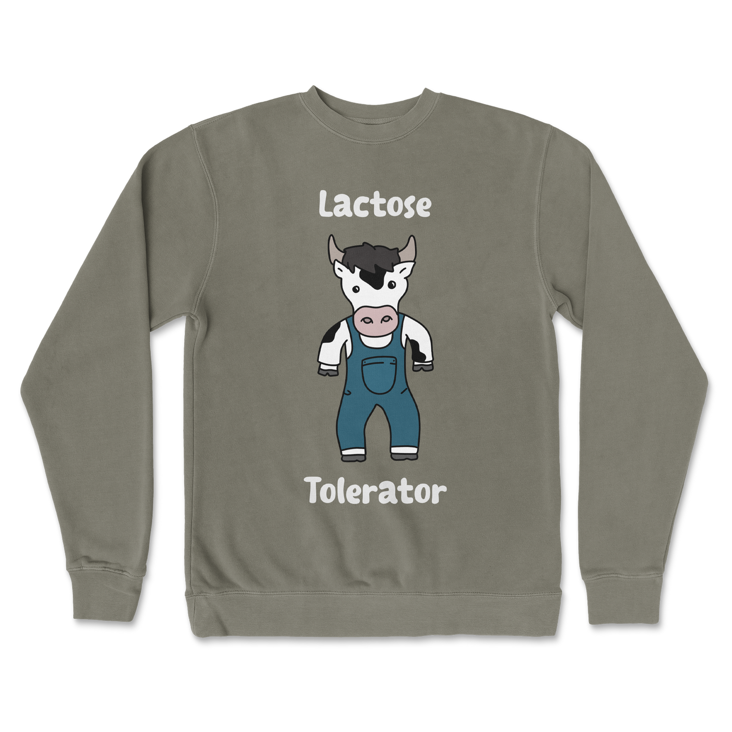 Independent Clothing Co. Crew Neck Lactose Tolerator in Army