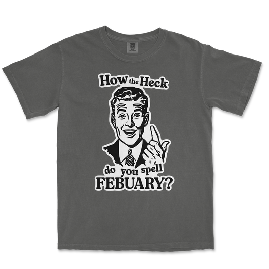 Comfort Colors T-Shirt February in Pepper
