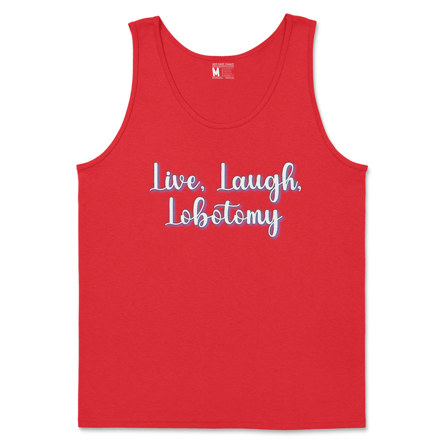 Gildan SoftStyle Tank Top in Red