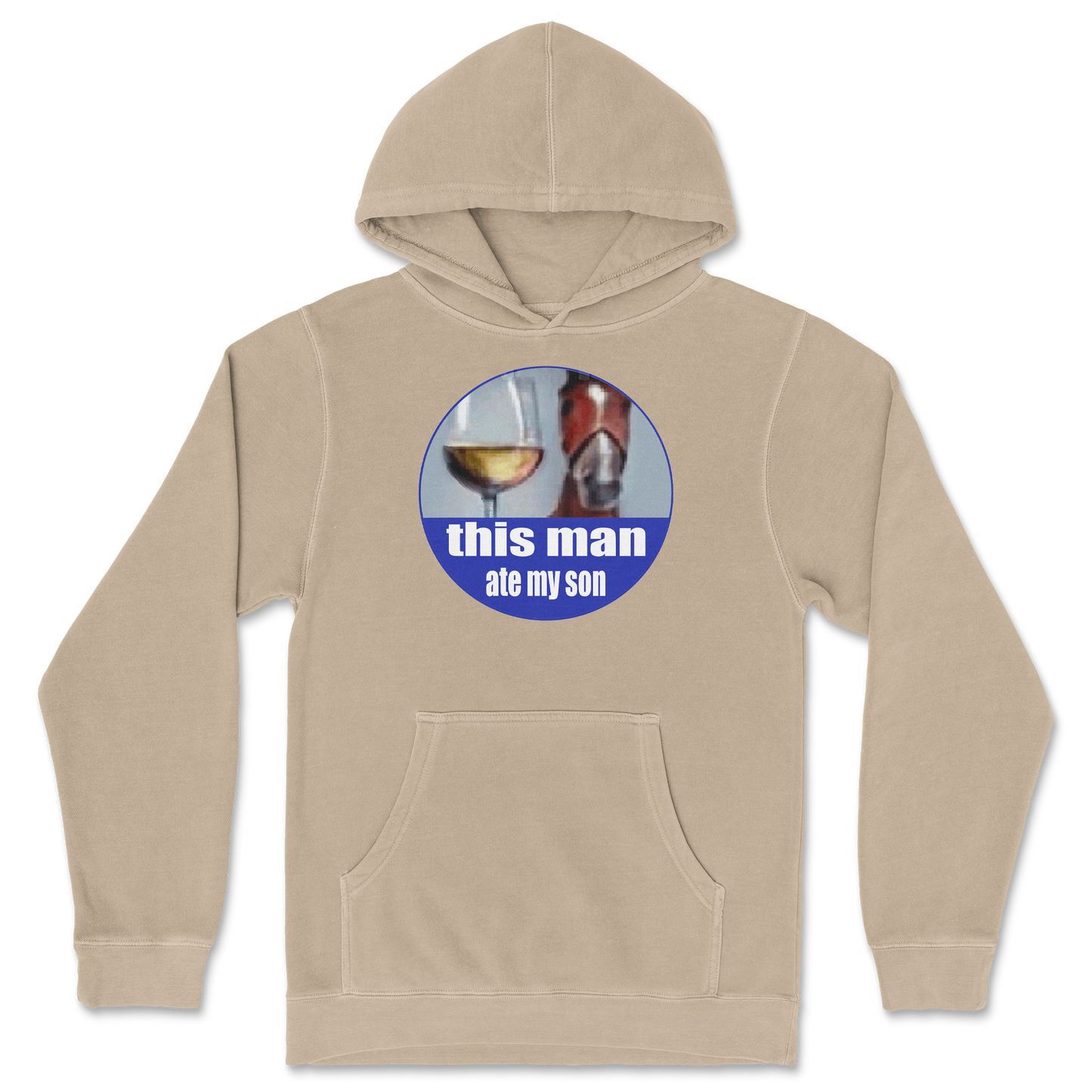 Independent Clothing Co. Hoodie This Man Ate My Son in Sandstone