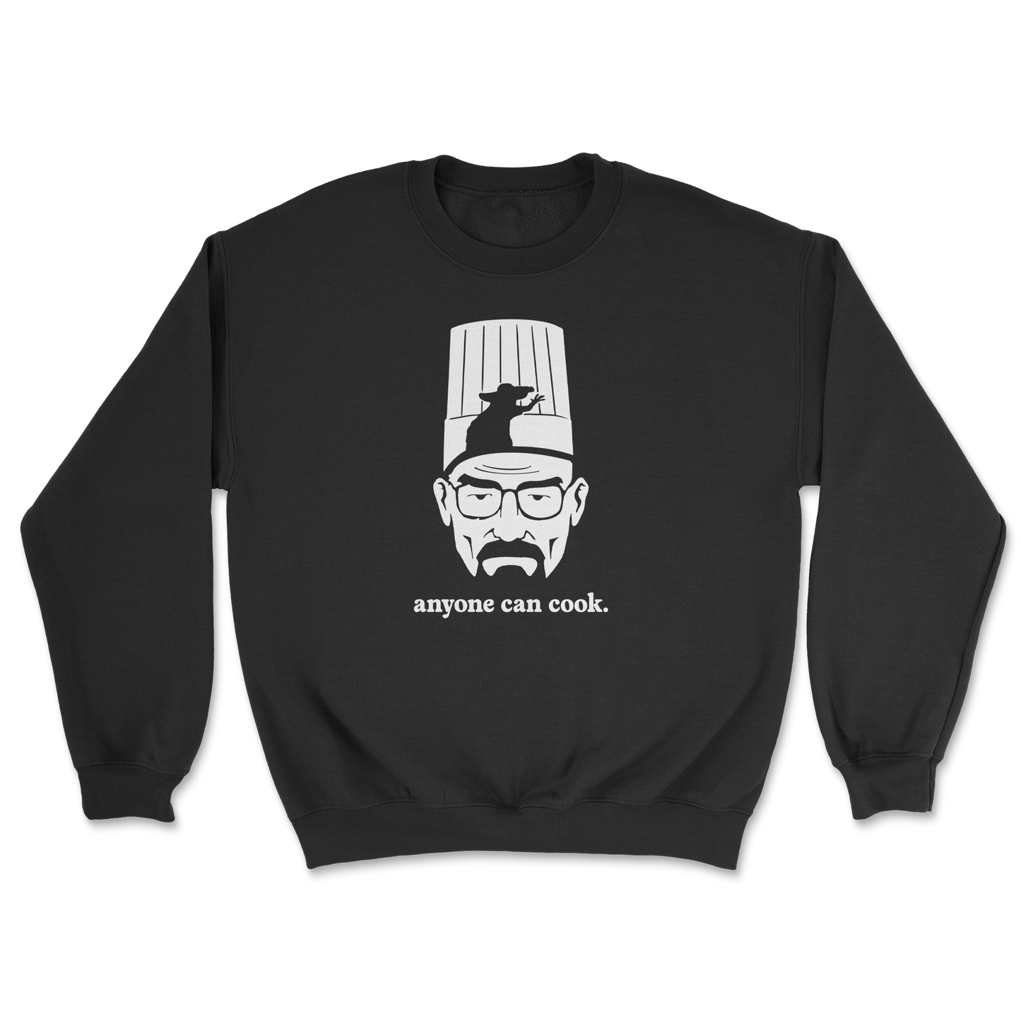 Heavy Blend Crew Neck Everyone Can Cook in Black