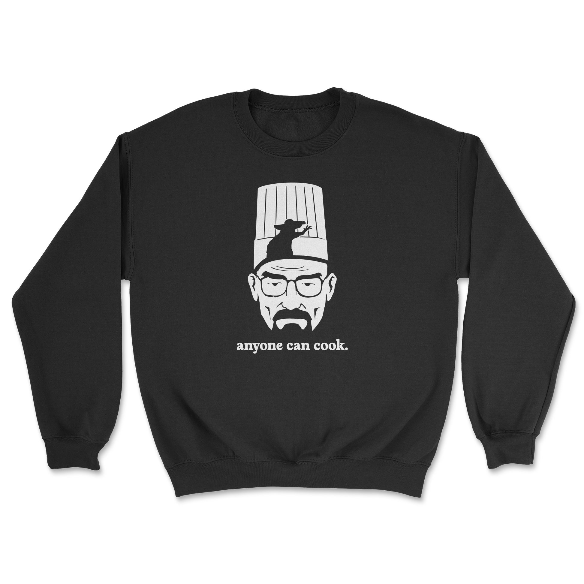 Heavy Blend Crew Neck Everyone Can Cook in Black
