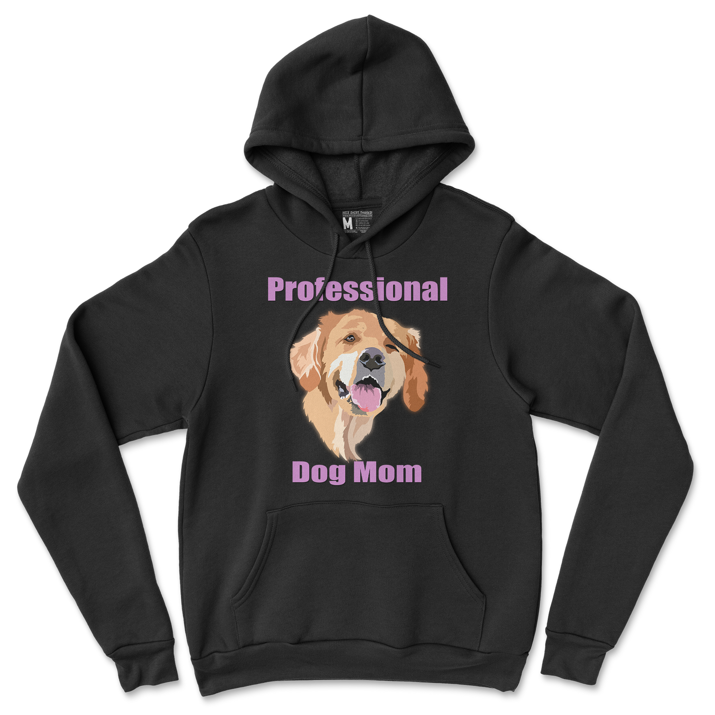 Gildan SoftStyle Hoodie Dog Mom in Back
