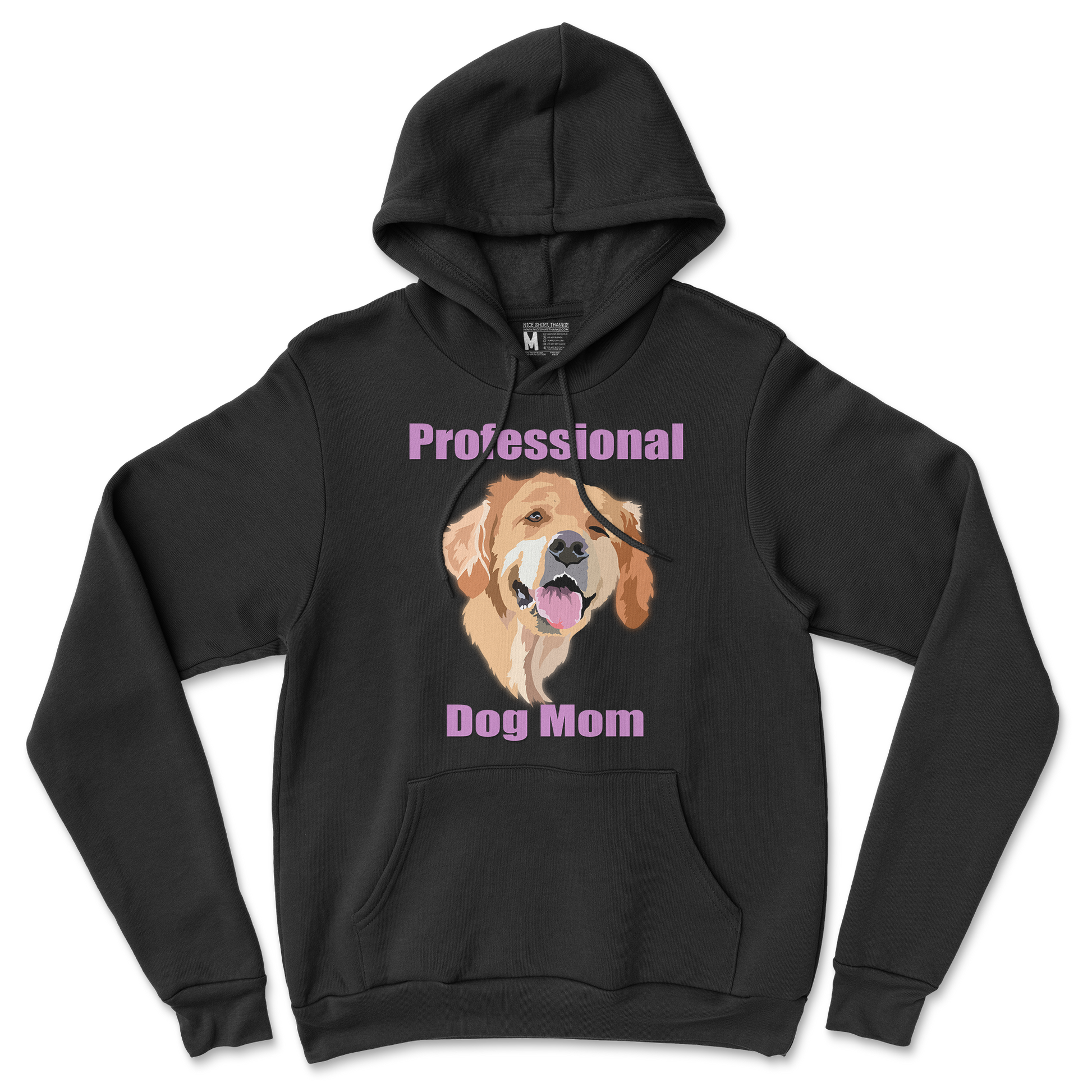Gildan SoftStyle Hoodie Dog Mom in Back