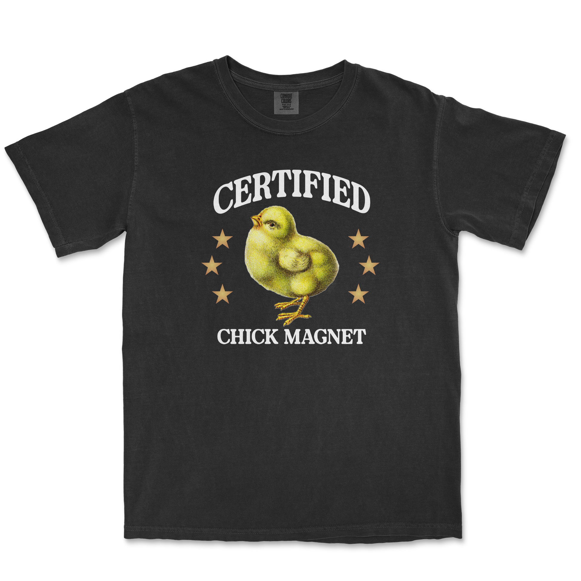Comfort Colors T-Shirt Chick Magnet in Black