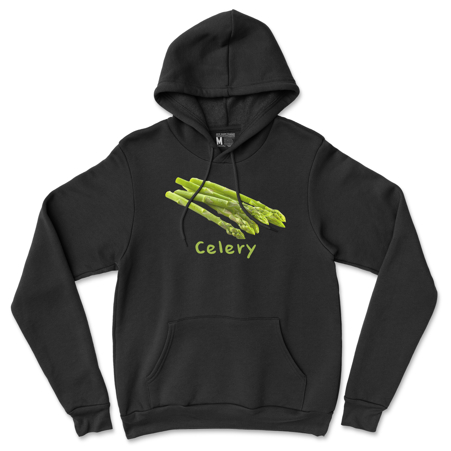 Gildan SoftStyle Hoodie Celery in Back