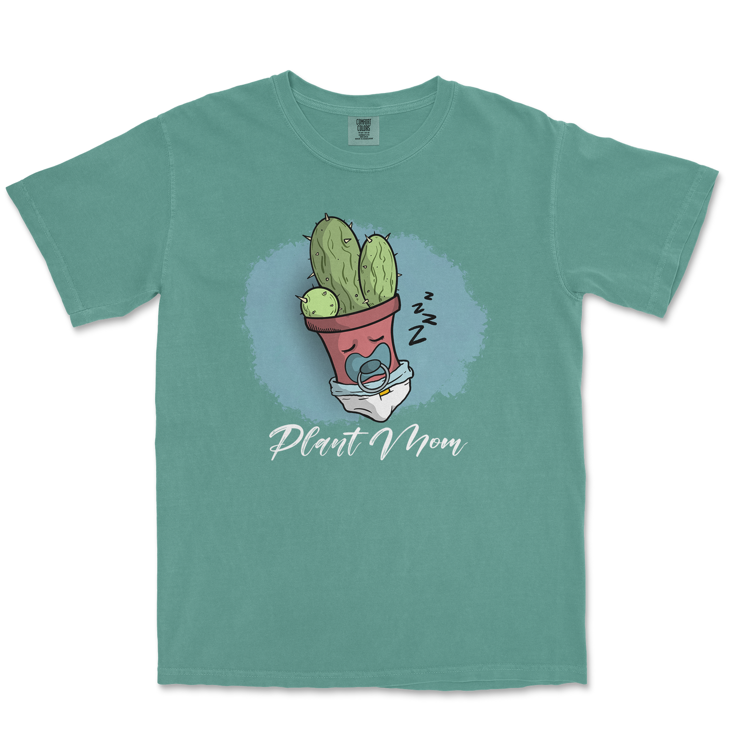 Comfort Colors T-Shirt Plant Mom 2 in LightGreen