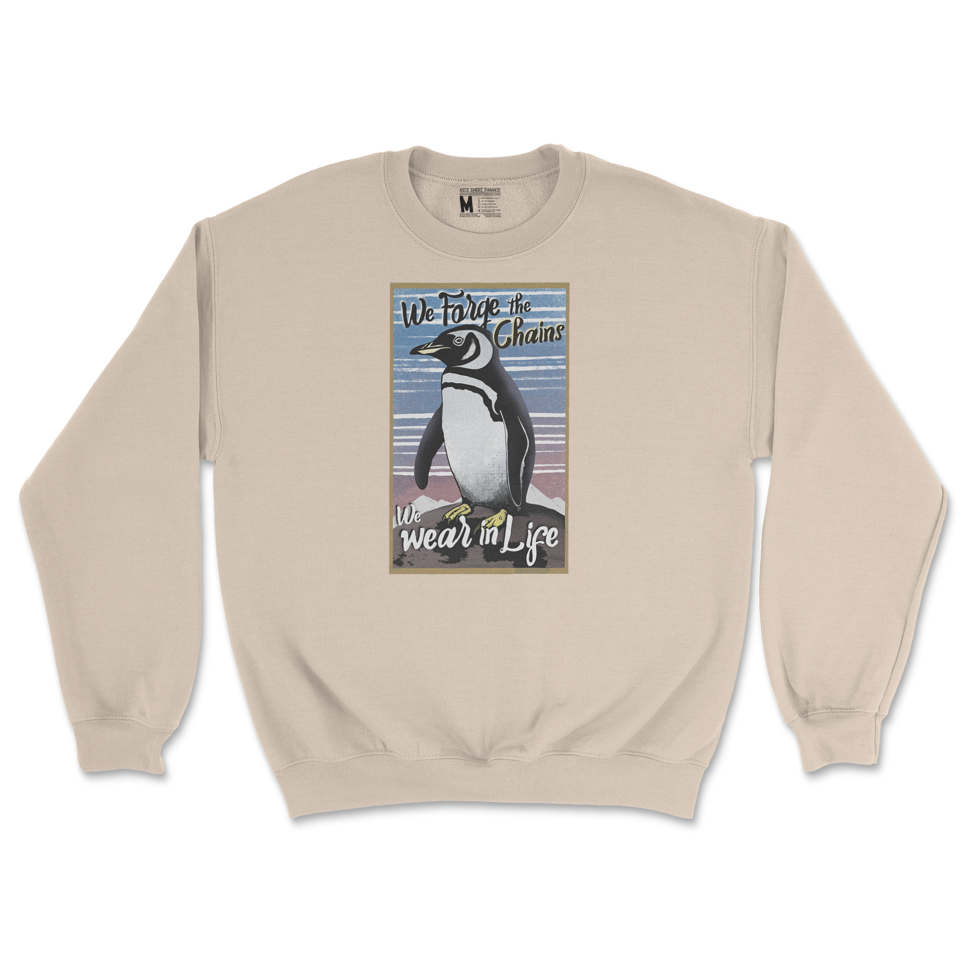 Gildan SoftStyle Crew Neck in Sand