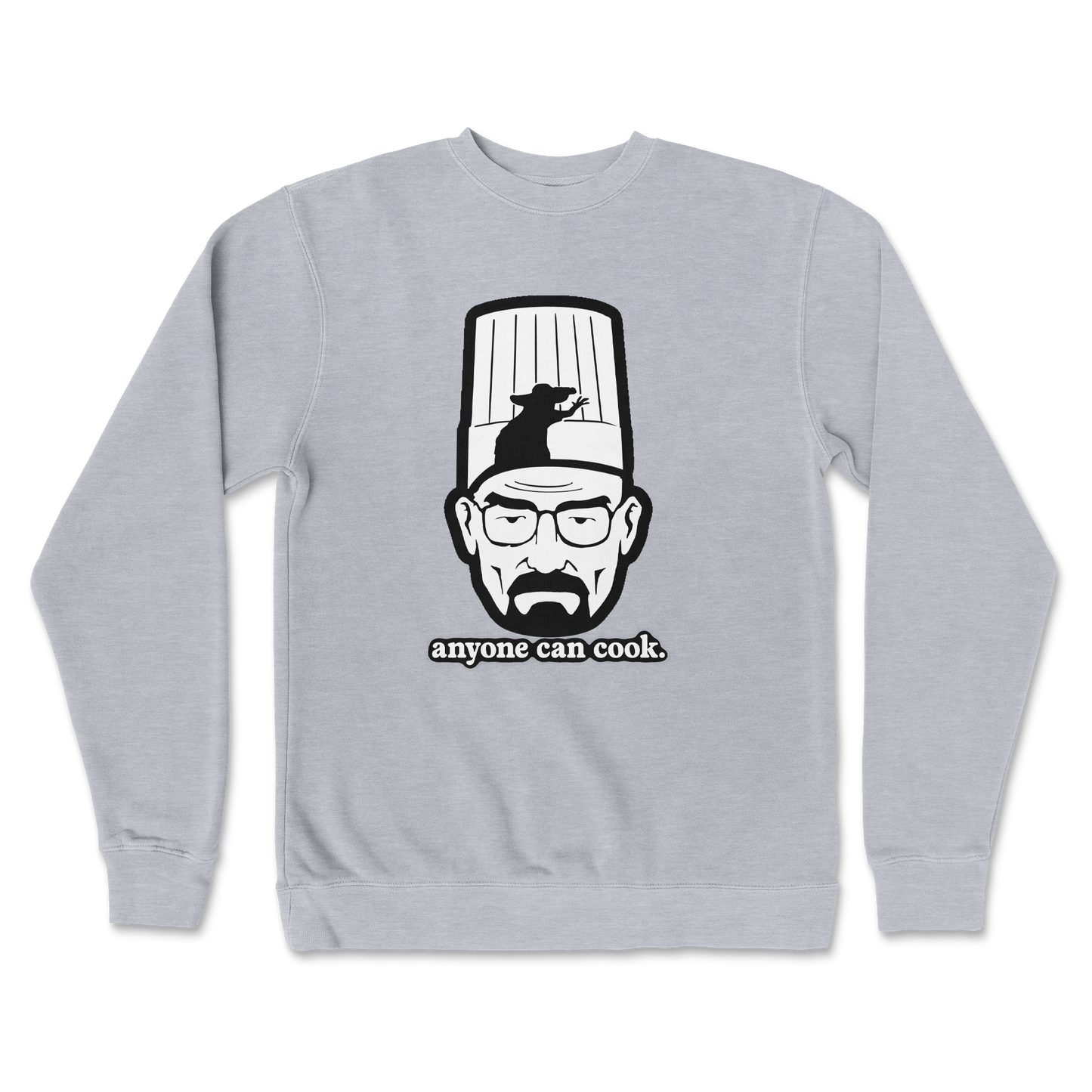 Independent Clothing Co. Crew Neck Everyone Can Cook in Grey Heather