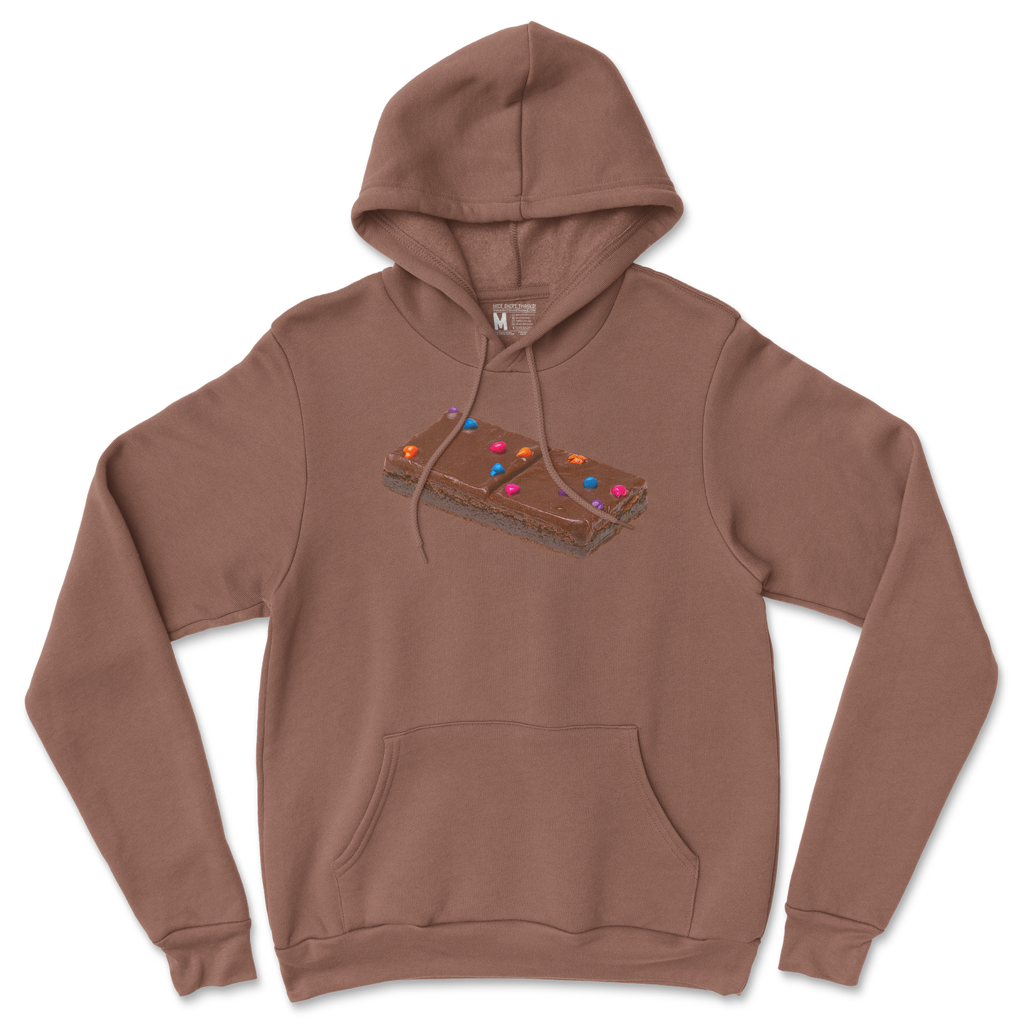 Gildan SoftStyle Hoodie Mmmmm Yummmm in Cocoa