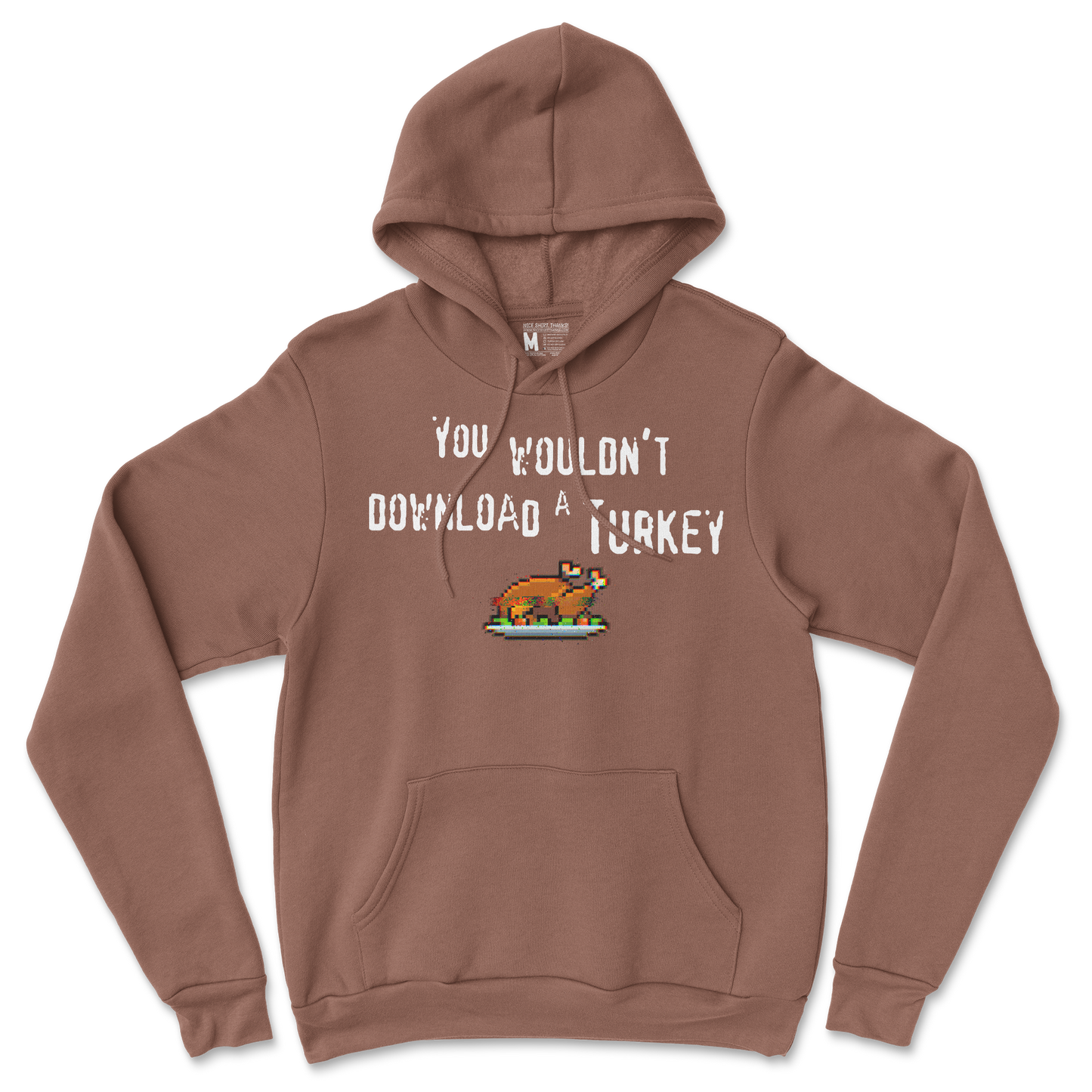 Gildan SoftStyle Hoodie Downloadable Turkey in Cocoa