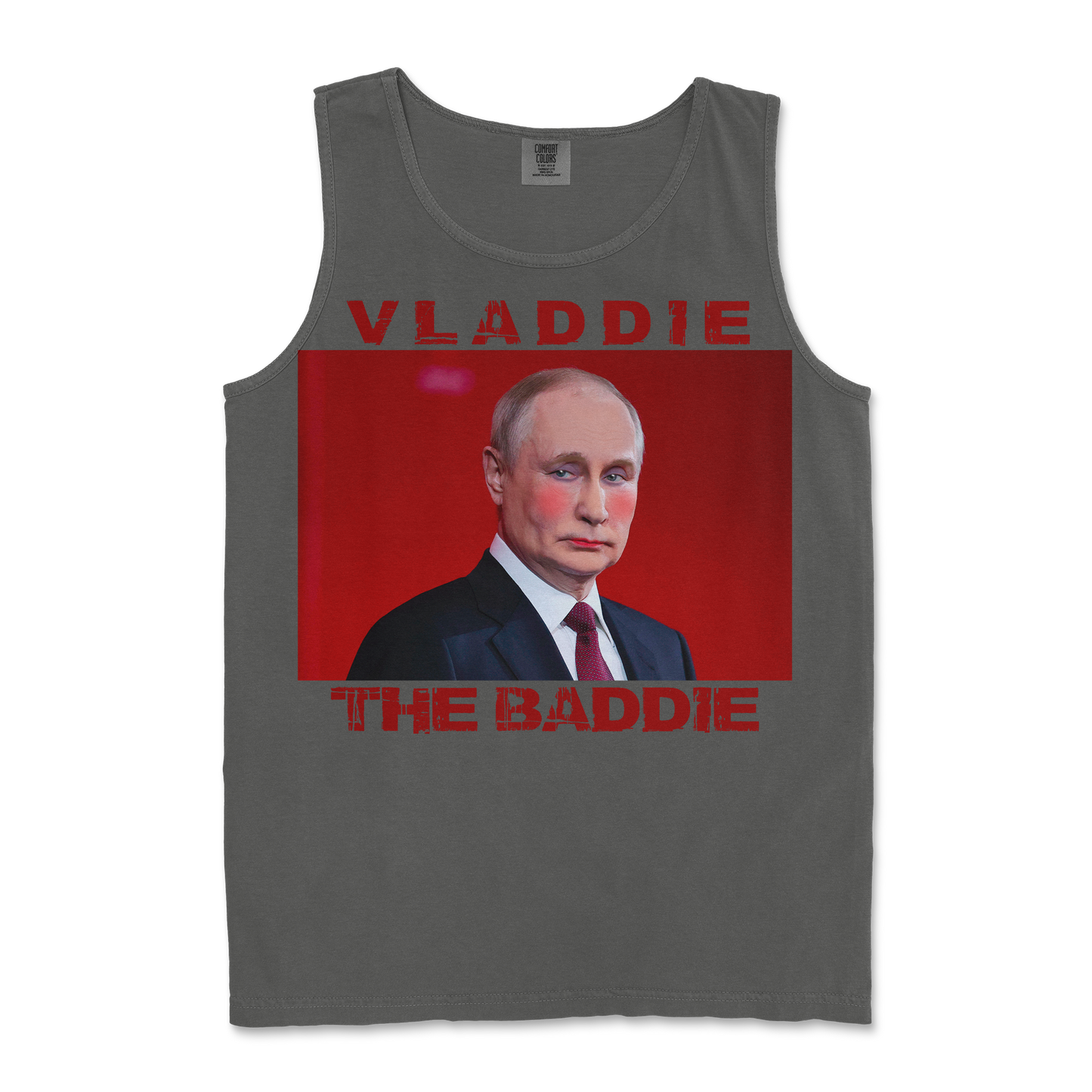 Comfort Colors Tank Top Vladdie The Baddie in Pepper