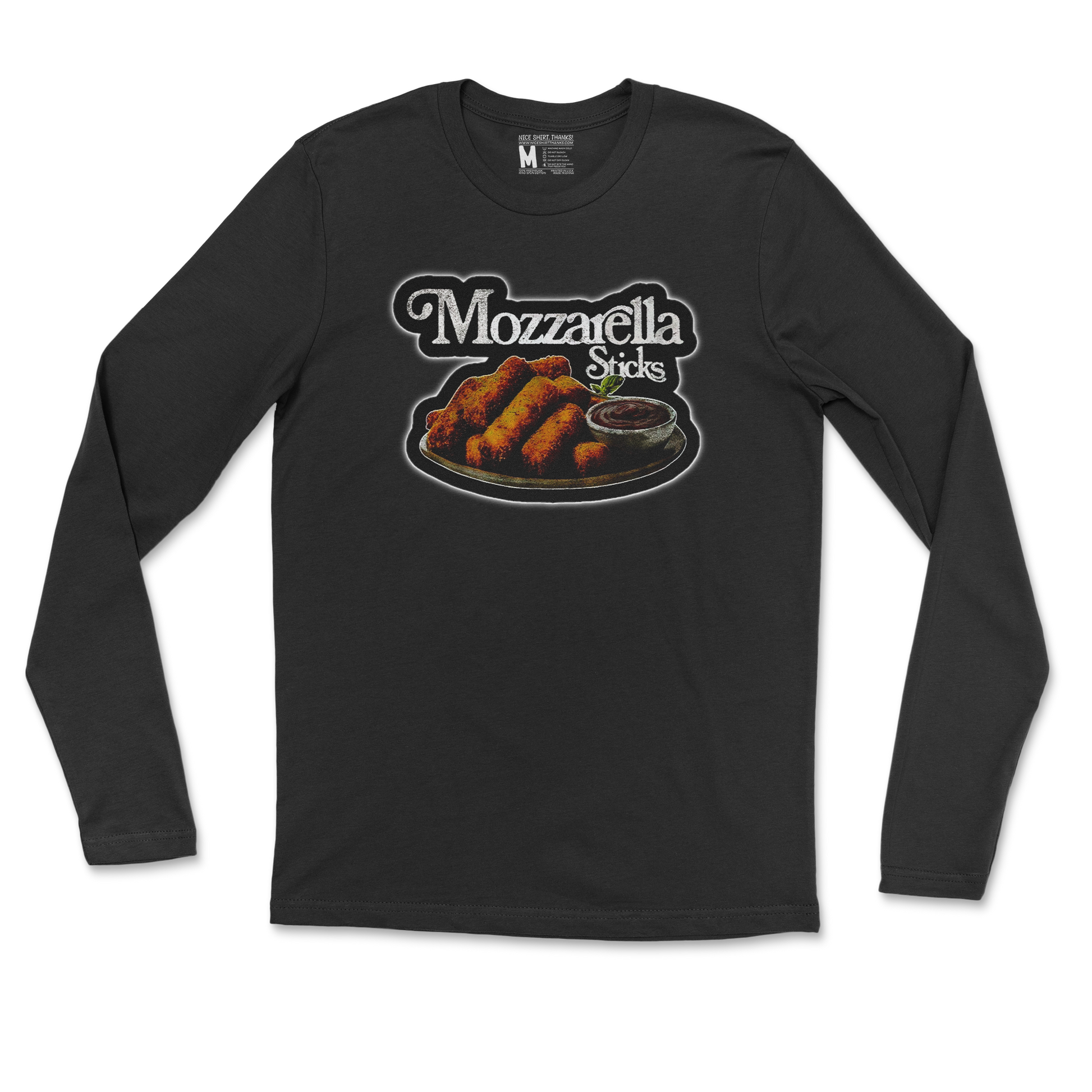 Gildan SoftStyle Long Sleeve in Black