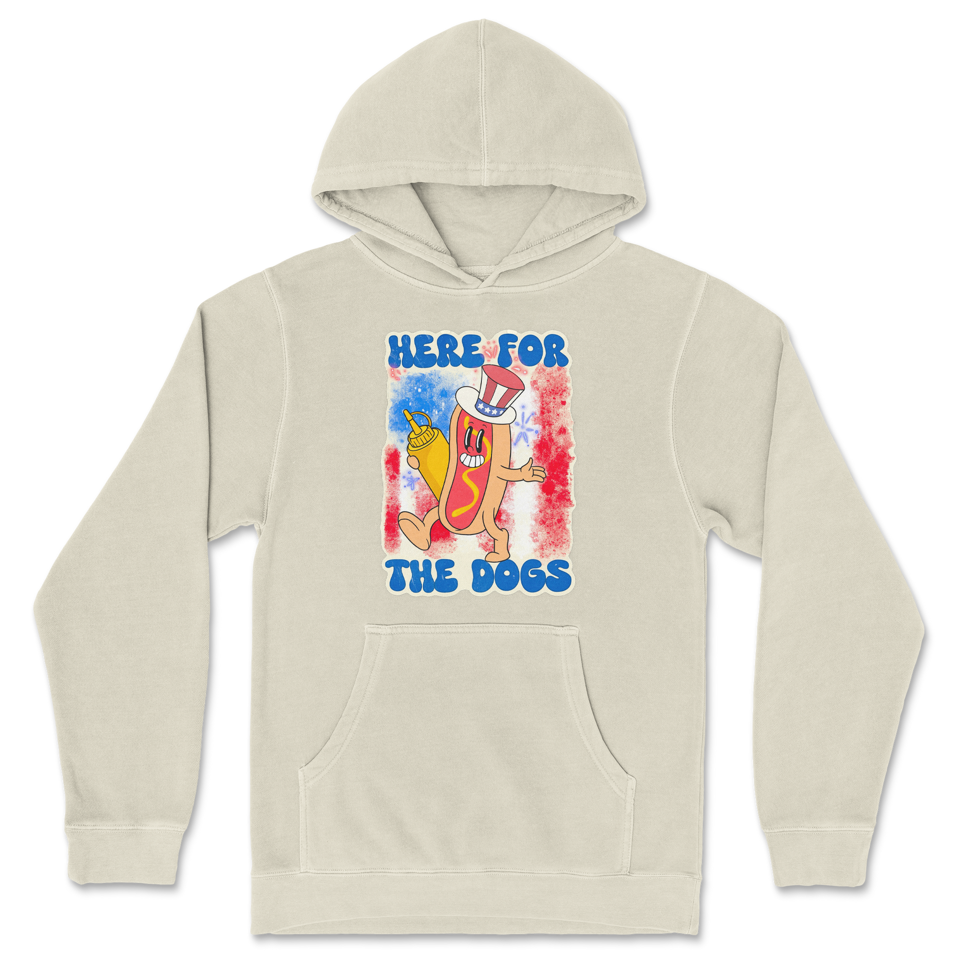 Independent Clothing Co. Hoodie Hot Dog in Ivory