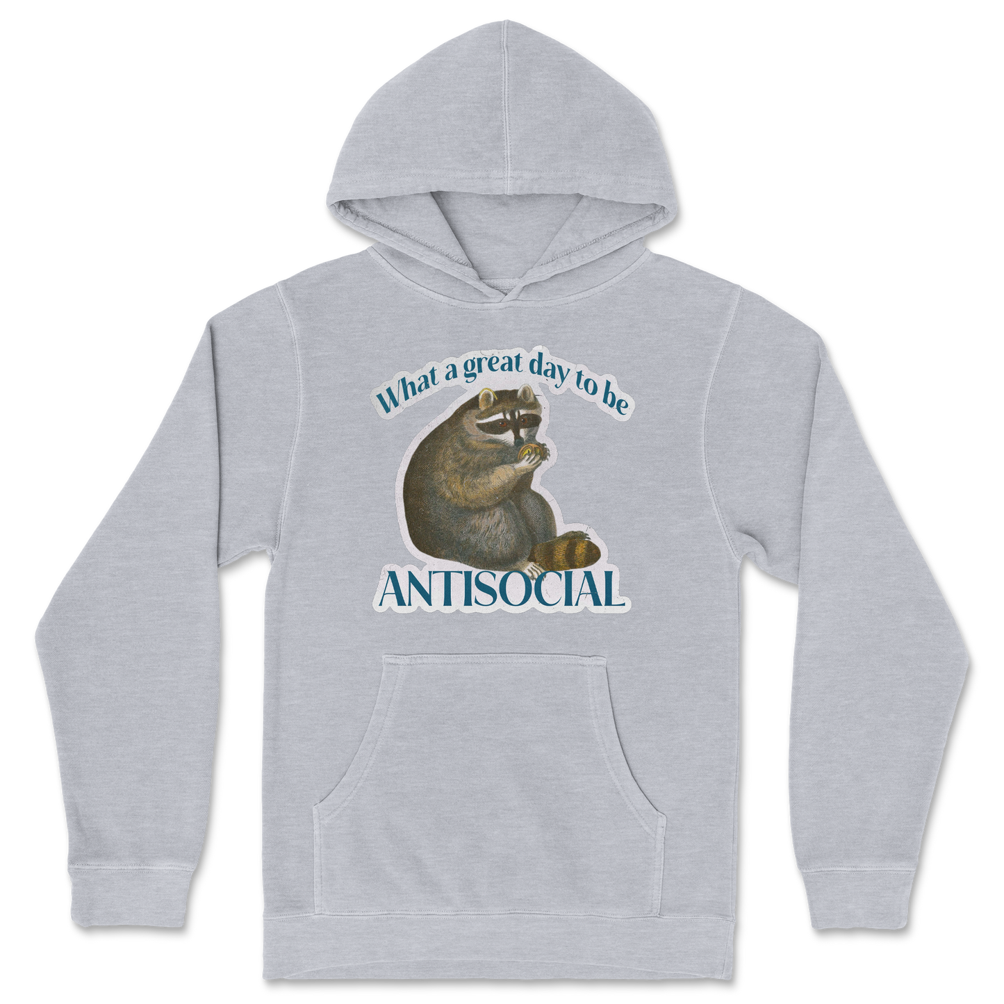 Independent Clothing Co. Hoodie Antisocial in Grey Heather