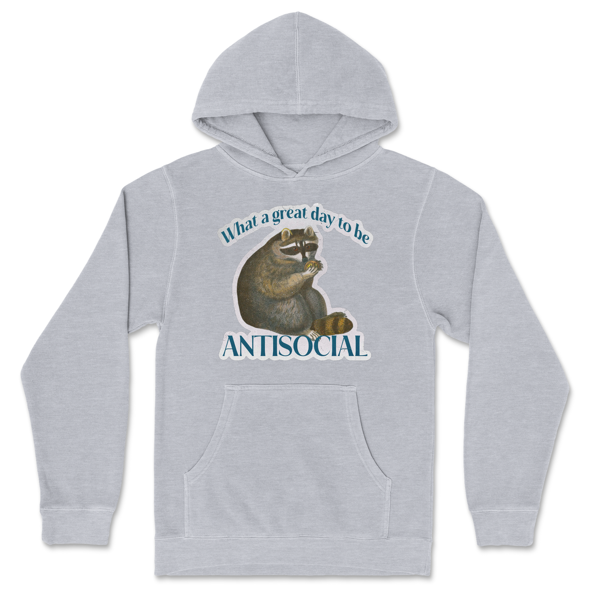 Independent Clothing Co. Hoodie Antisocial in Grey Heather