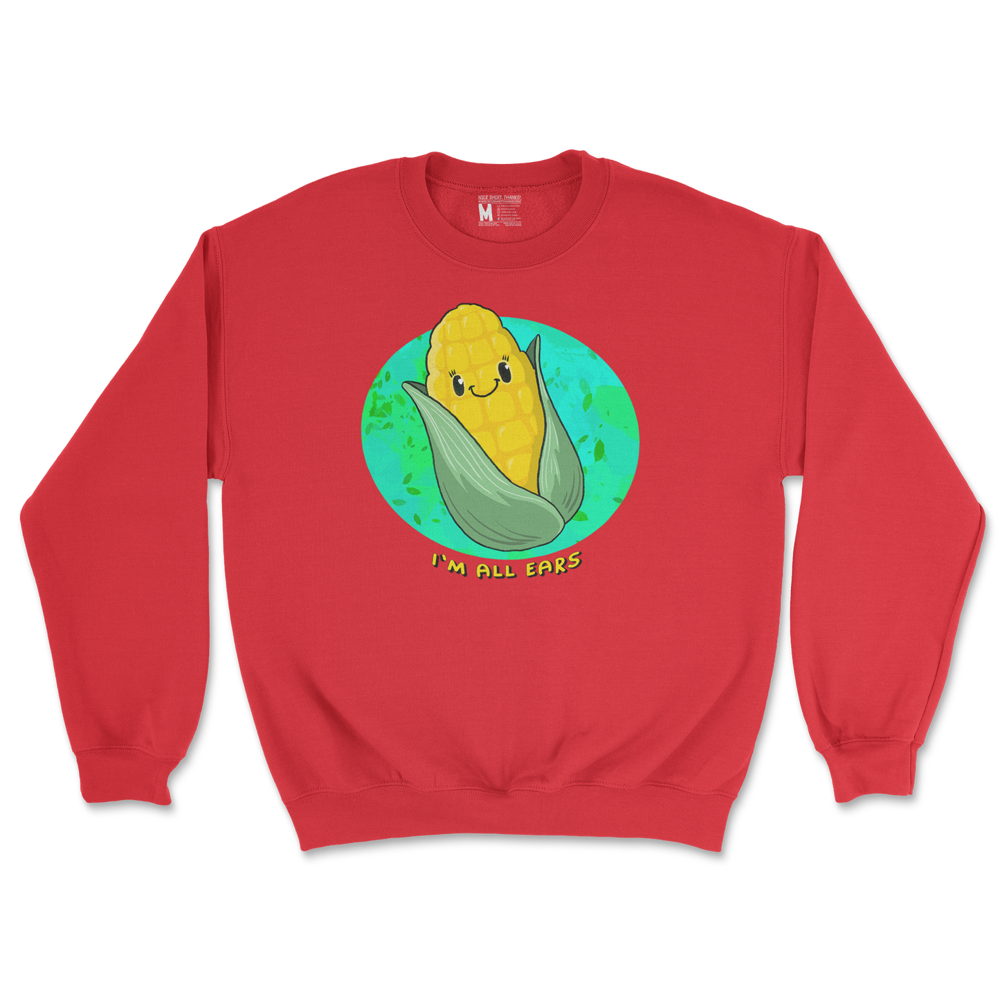 Gildan SoftStyle Crew Neck Mmm Corn in Red