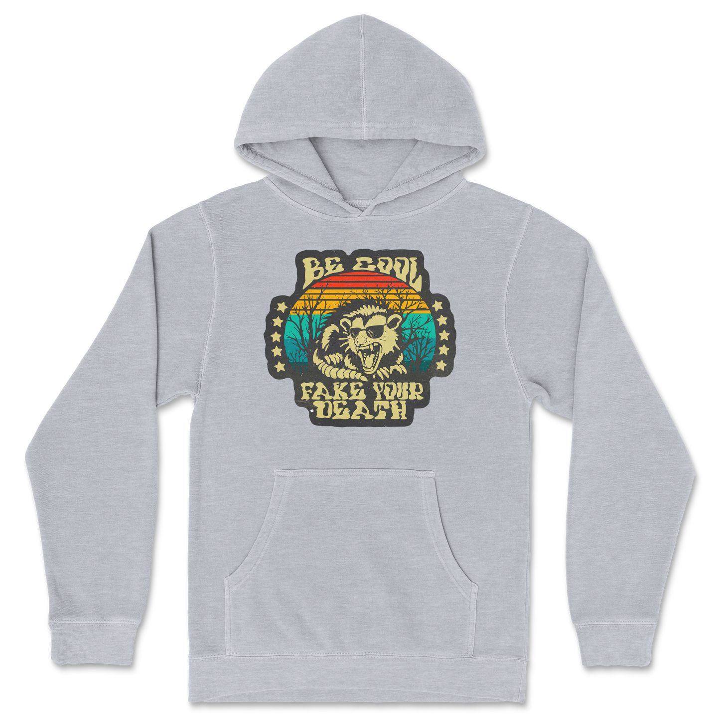 Independent Clothing Co. Hoodie Fake Your Death in Grey Heather