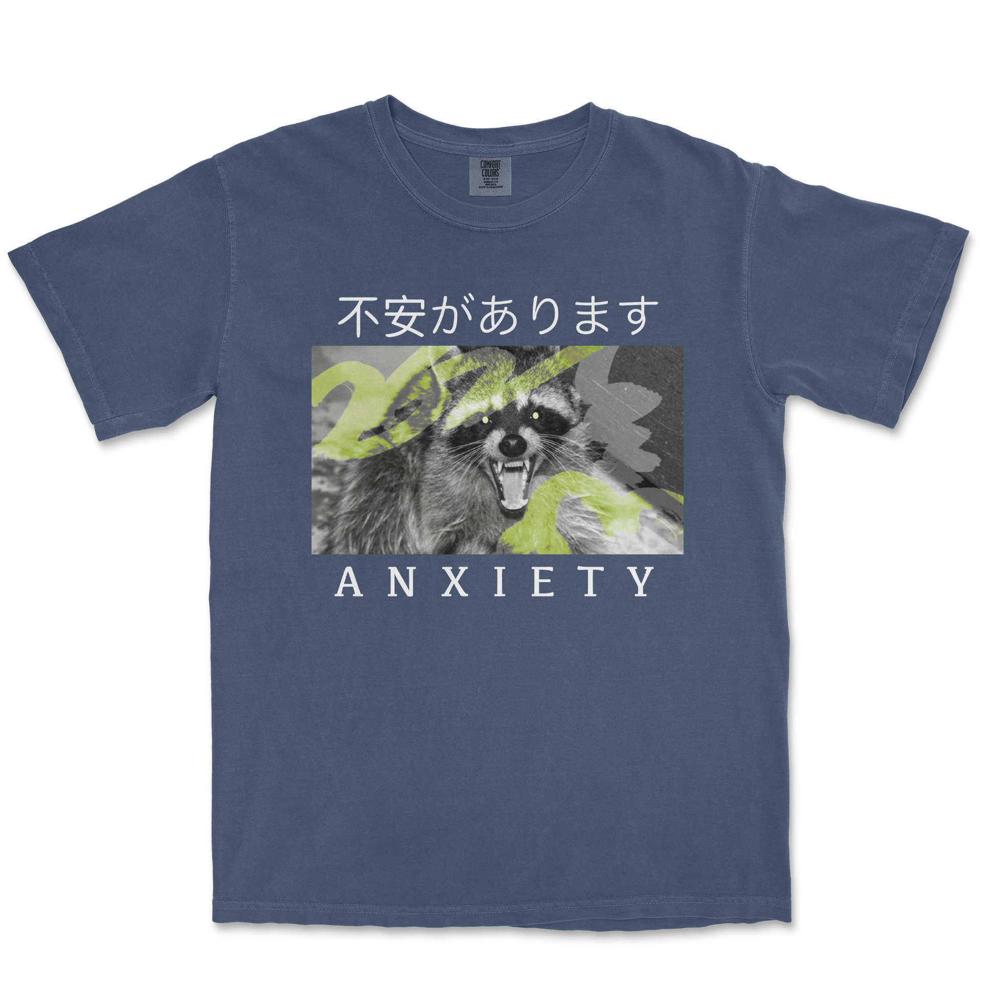 Comfort Colors T-Shirt Anxiety in Midnight