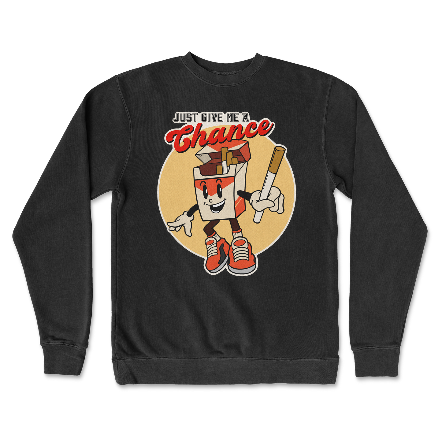 Independent Clothing Co. Crew Neck Vintage Cigarette in Black