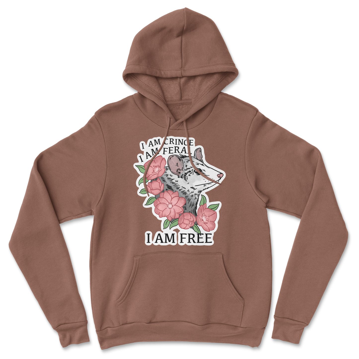 The Nice Shirt Hoodie I Am Cringe in Cocoa