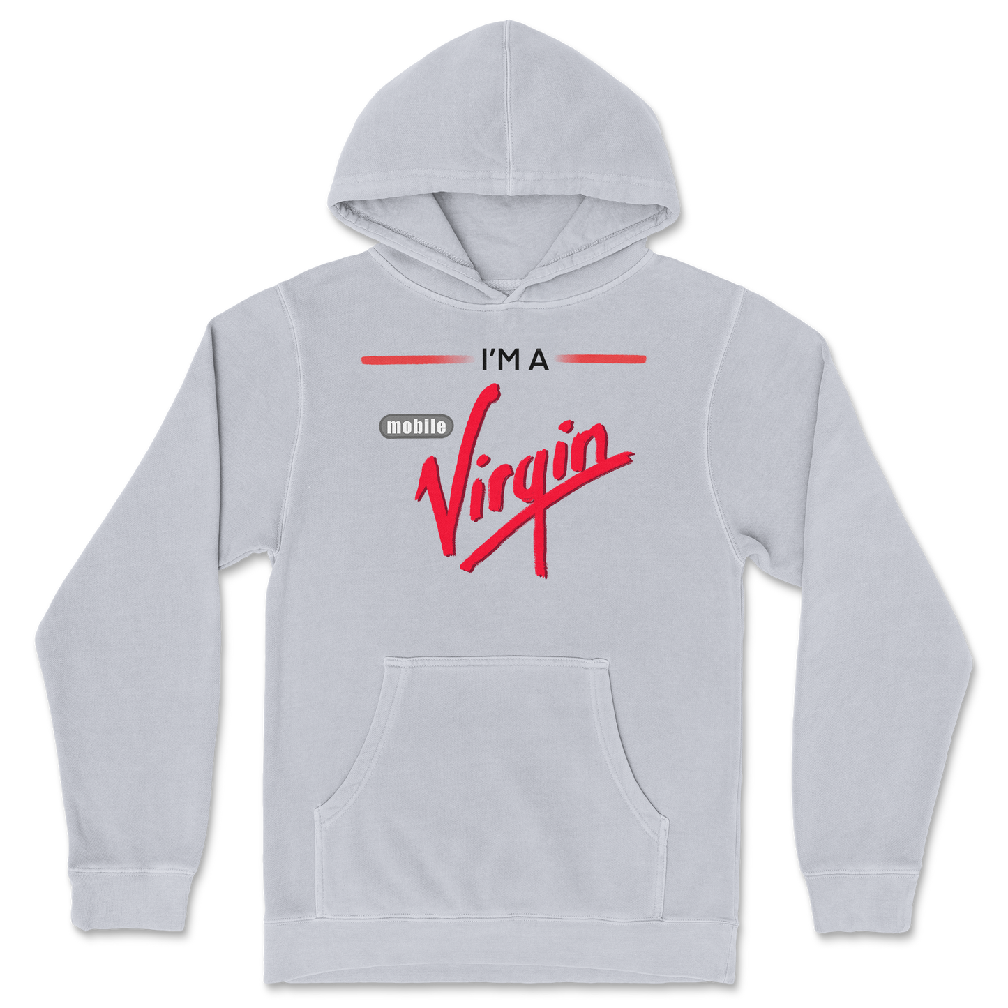 Independent Clothing Co. Hoodie Mobile Virgin in GreyHeather
