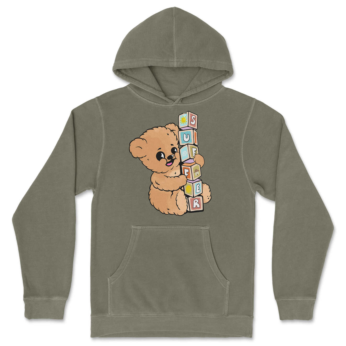 Independent Clothing Co. Hoodie Suffer in Olive