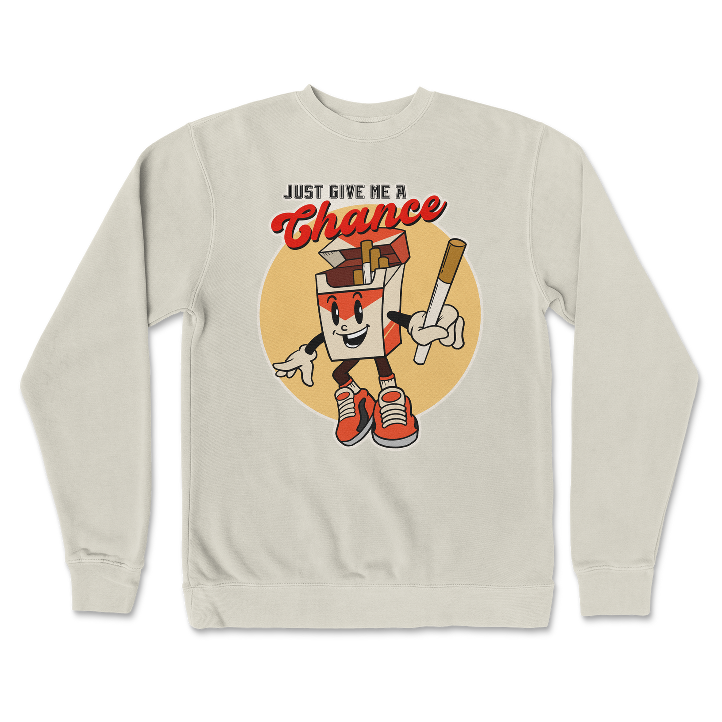 Independent Clothing Co. Crew Neck Vintage Cigarette in Bone