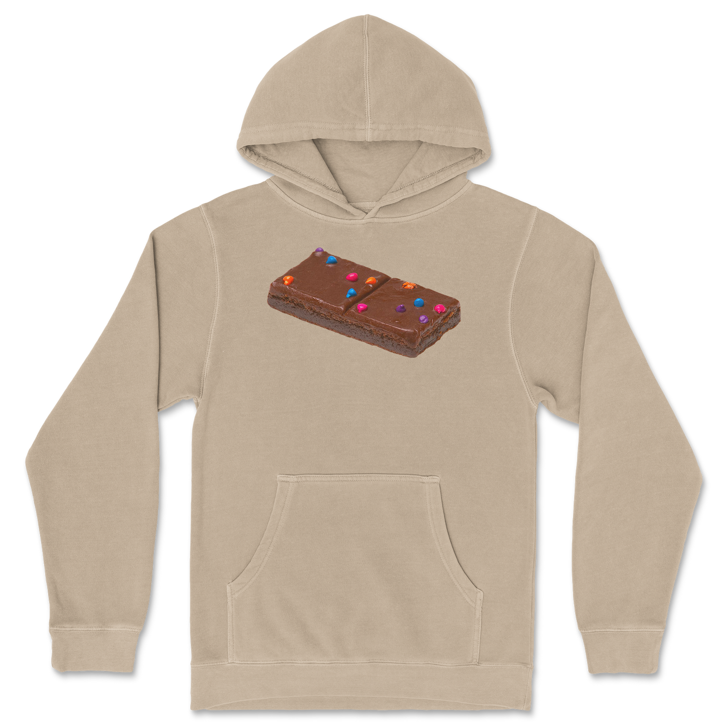 Independent Clothing Co. Hoodie Mmmmm Yummmm in Sandstone