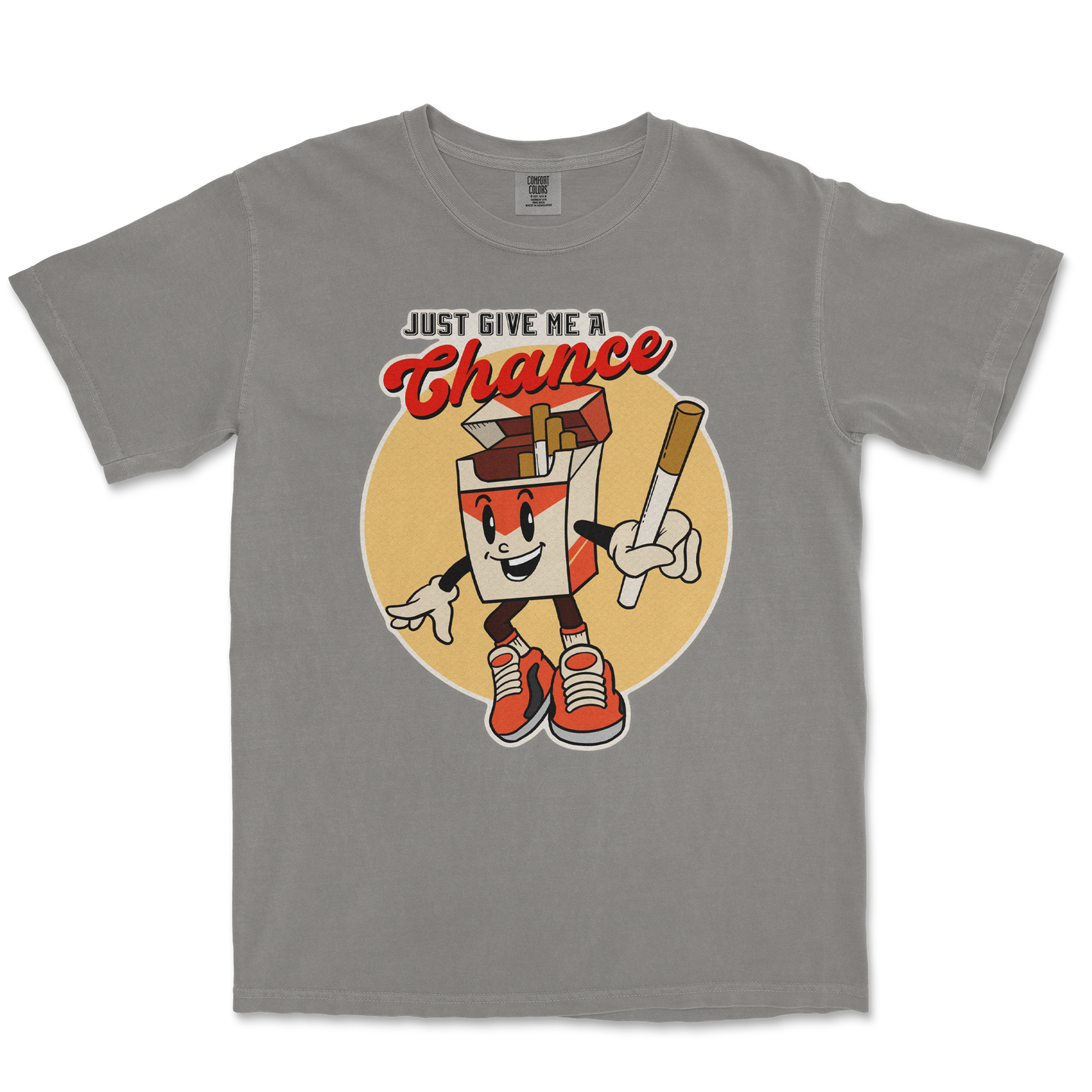 Comfort Colors T-Shirt Vintage Cigarette in Grey