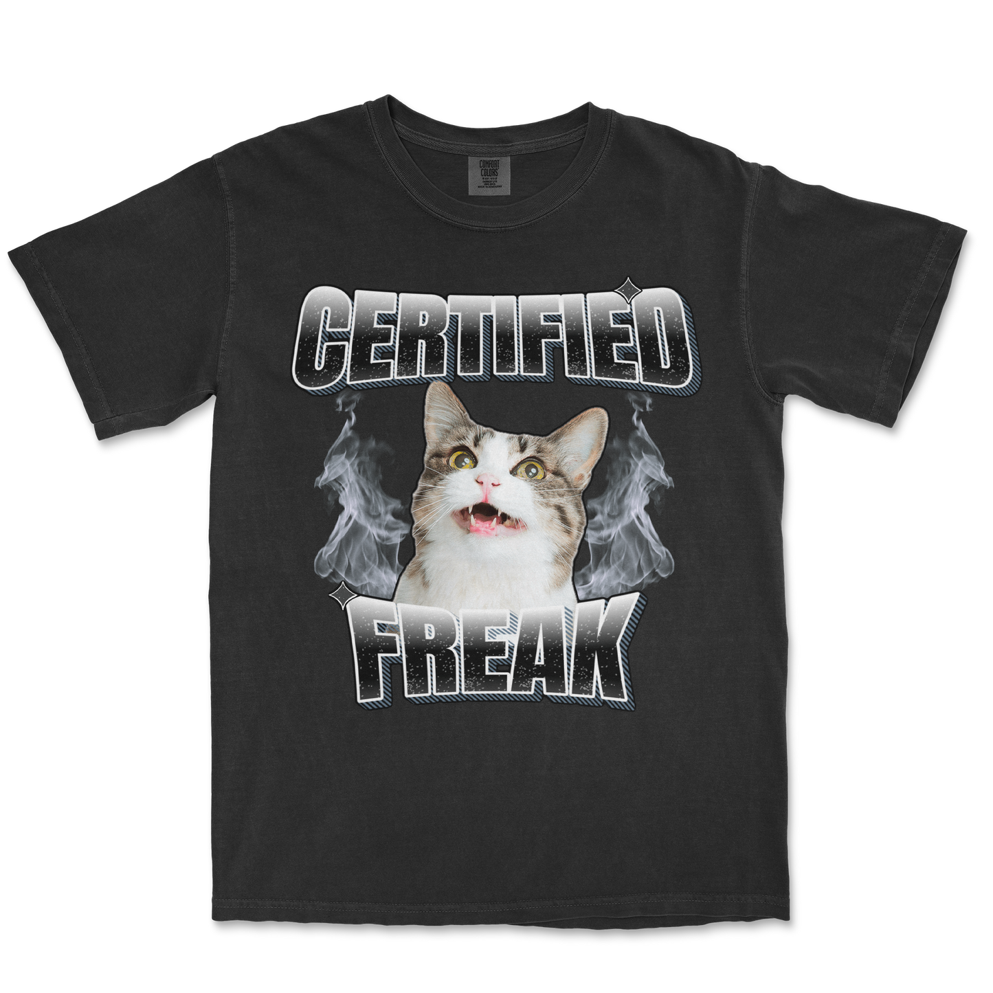 Comfort Colors T-Shirt Freaky in Black