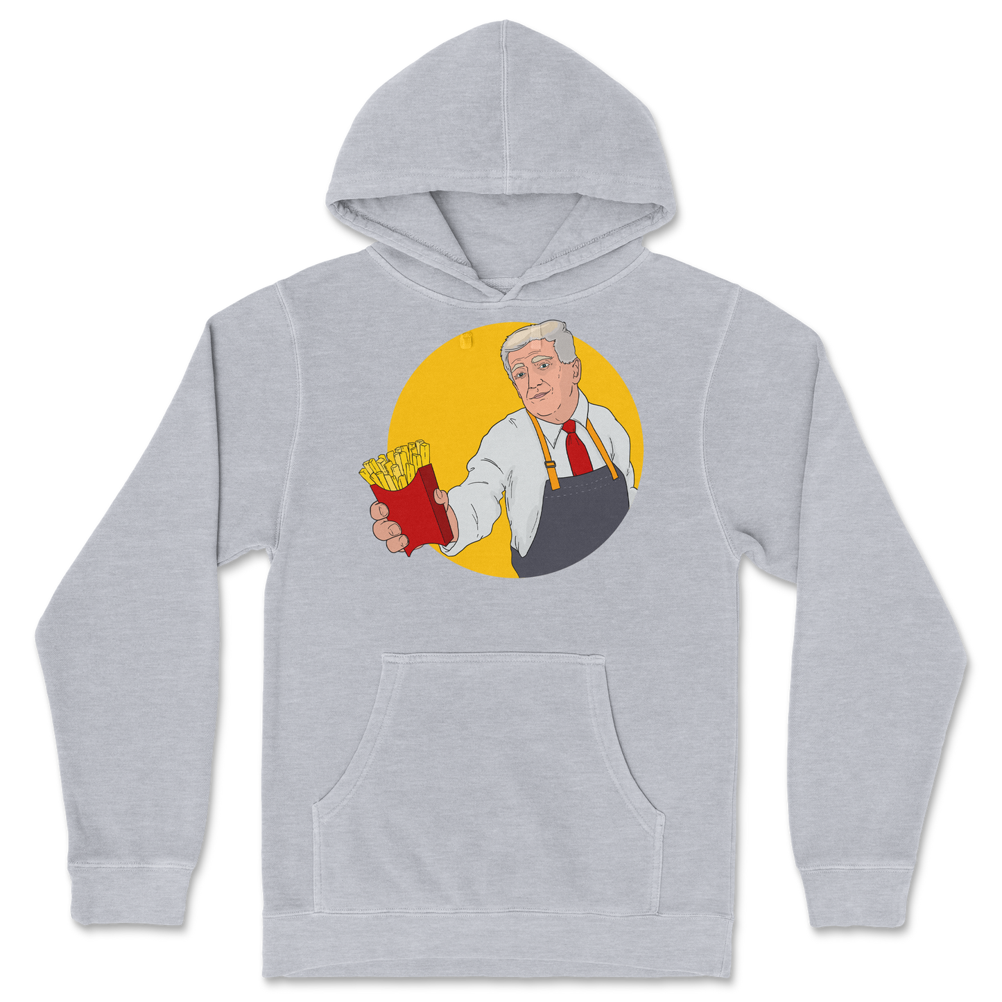 Independent Clothing Co. Hoodie McTrump in Grey-Heather