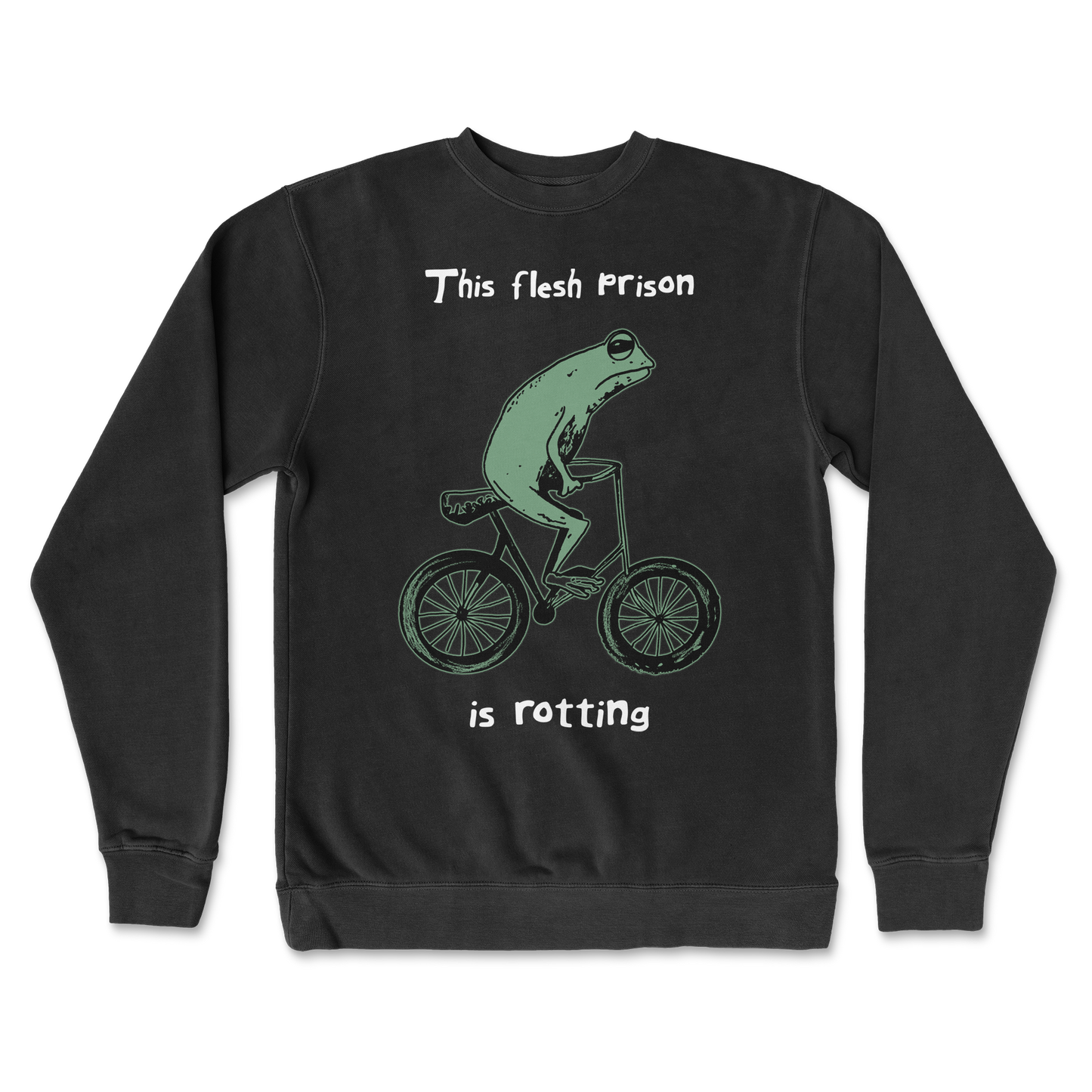 Independent Clothing Co. Crew Neck Flesh Prison in Black