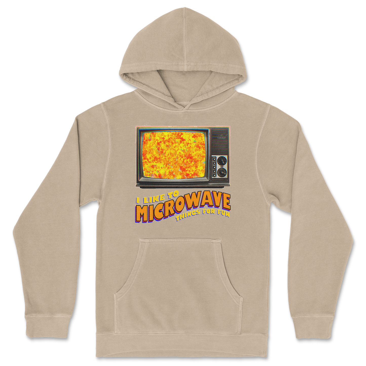 Independent Clothing Co. Hoodie Microwave for fun in Sandstone