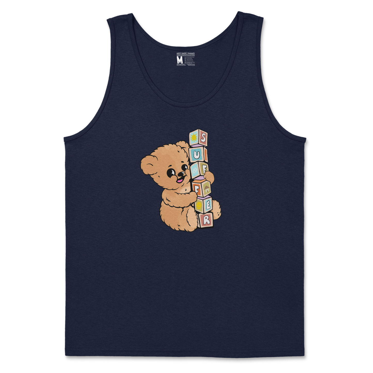 Gildan SoftStyle Tank Top in Navy