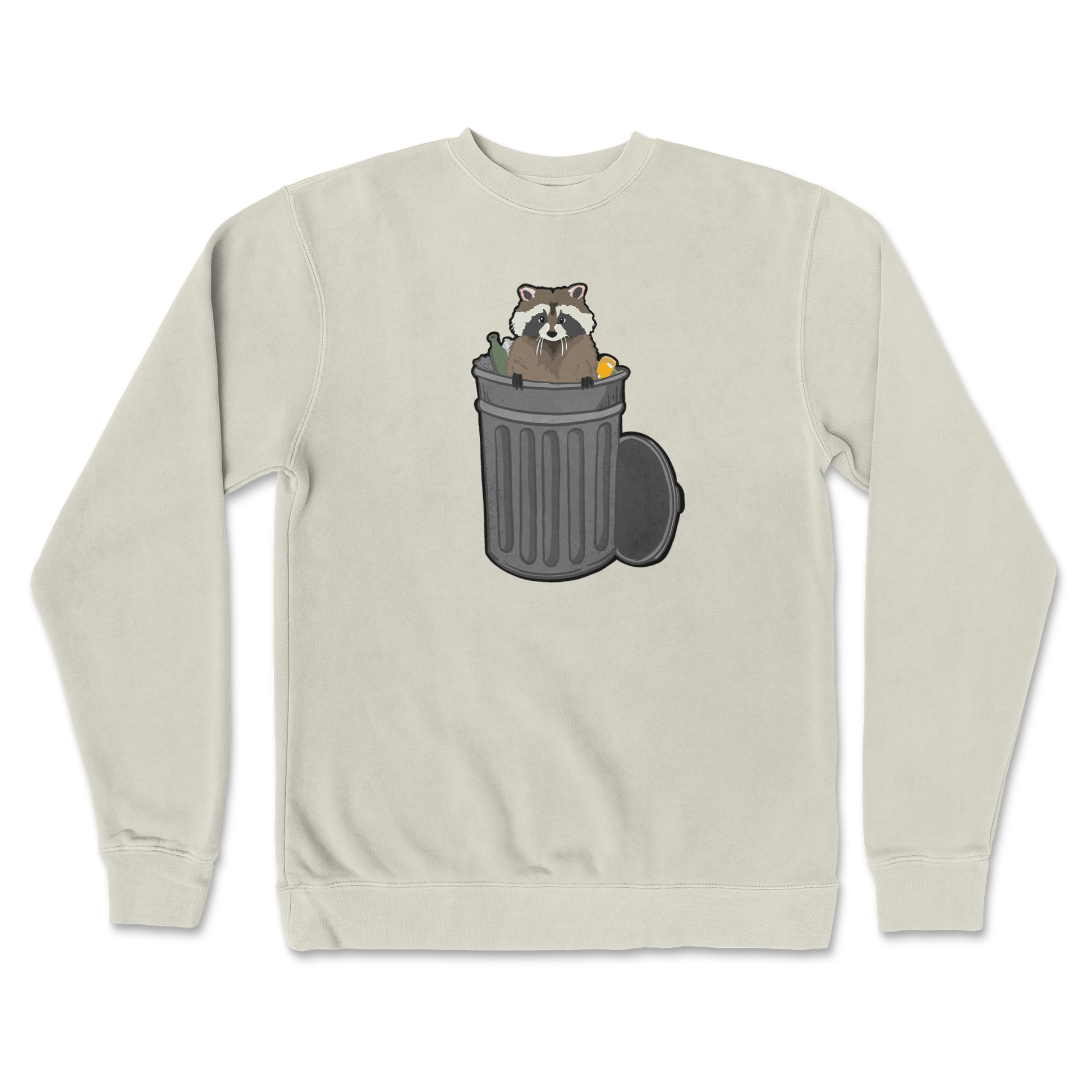 Independent Clothing Co. Crew Neck Trash Panda Enthusiast in Bone