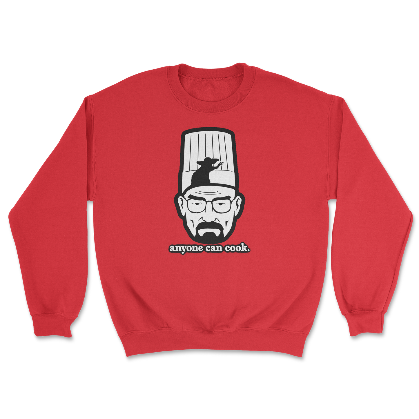 Heavy Blend Crew Neck Everyone Can Cook in Red