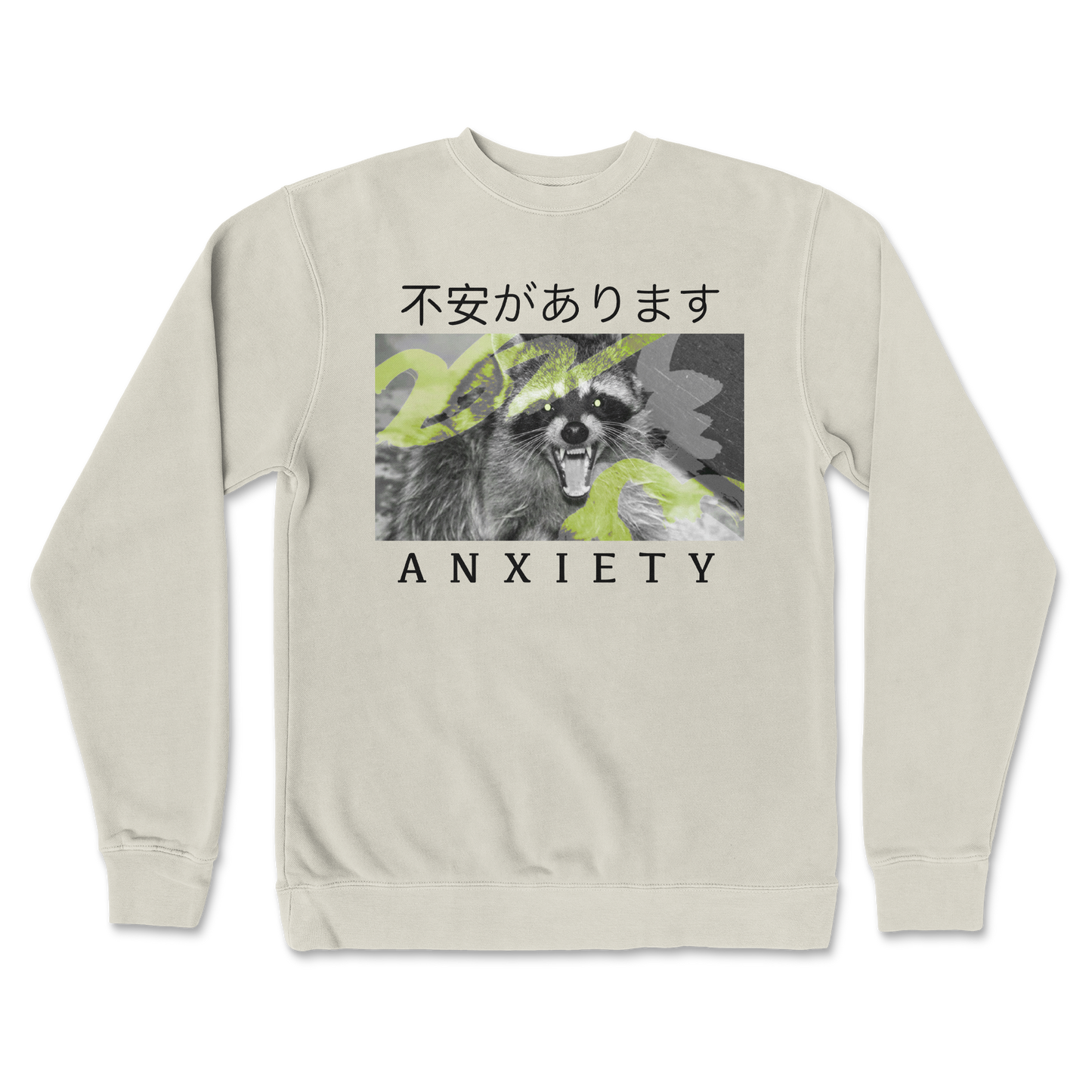 Independent Clothing Co. Crew Neck Anxiety in Bone