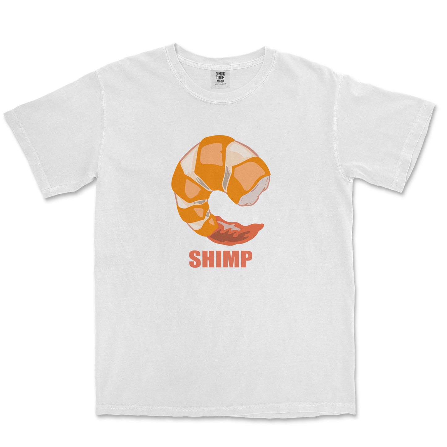 Comfort Colors T-Shirt Shimp in White