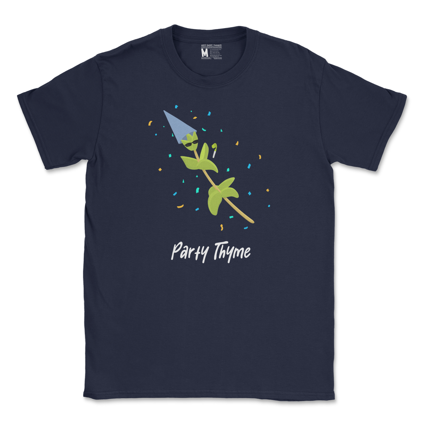 Gildan SoftStyle T-Shirt Party Thyme in Navy