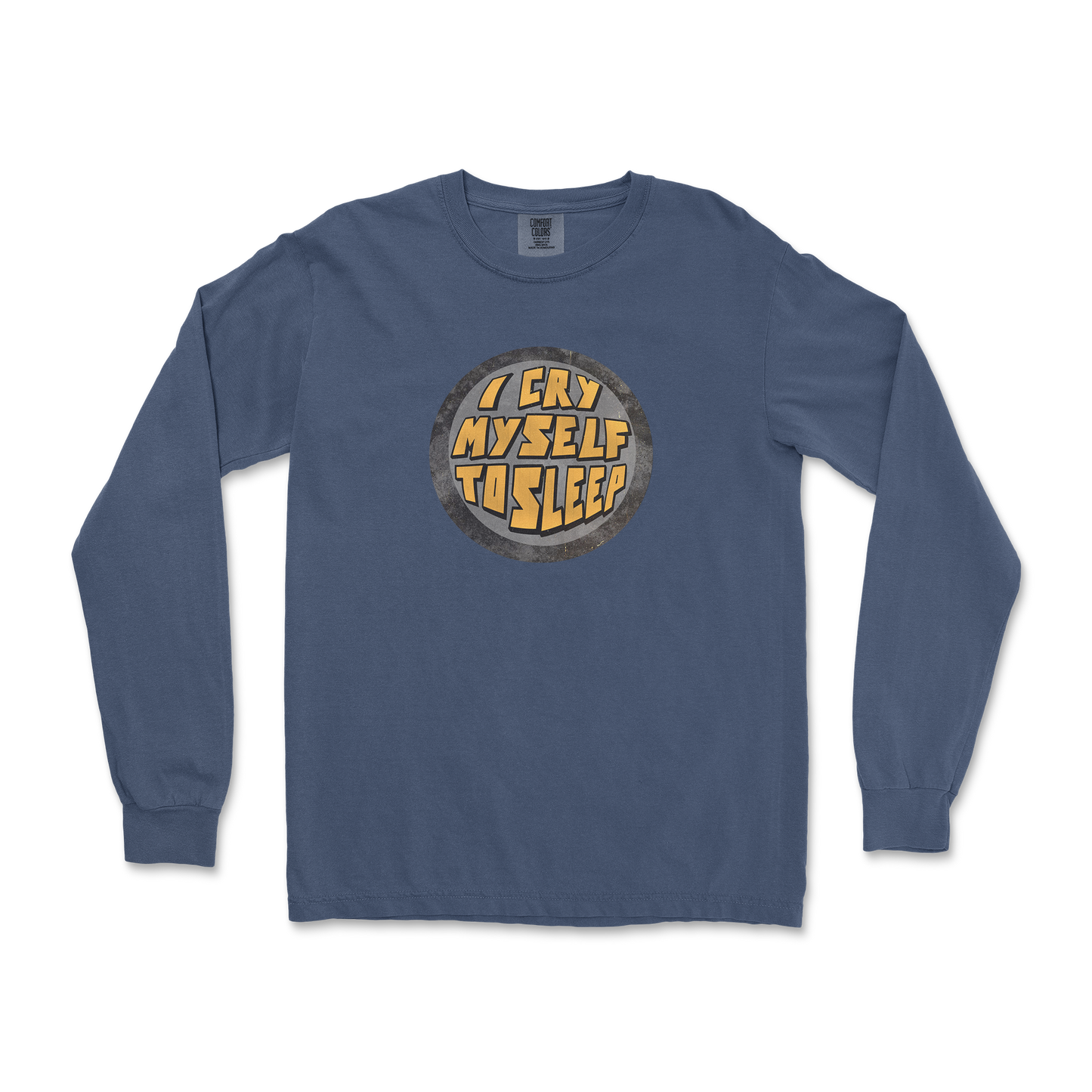 Comfort Colors Long Sleeve Im Ok in Midnight