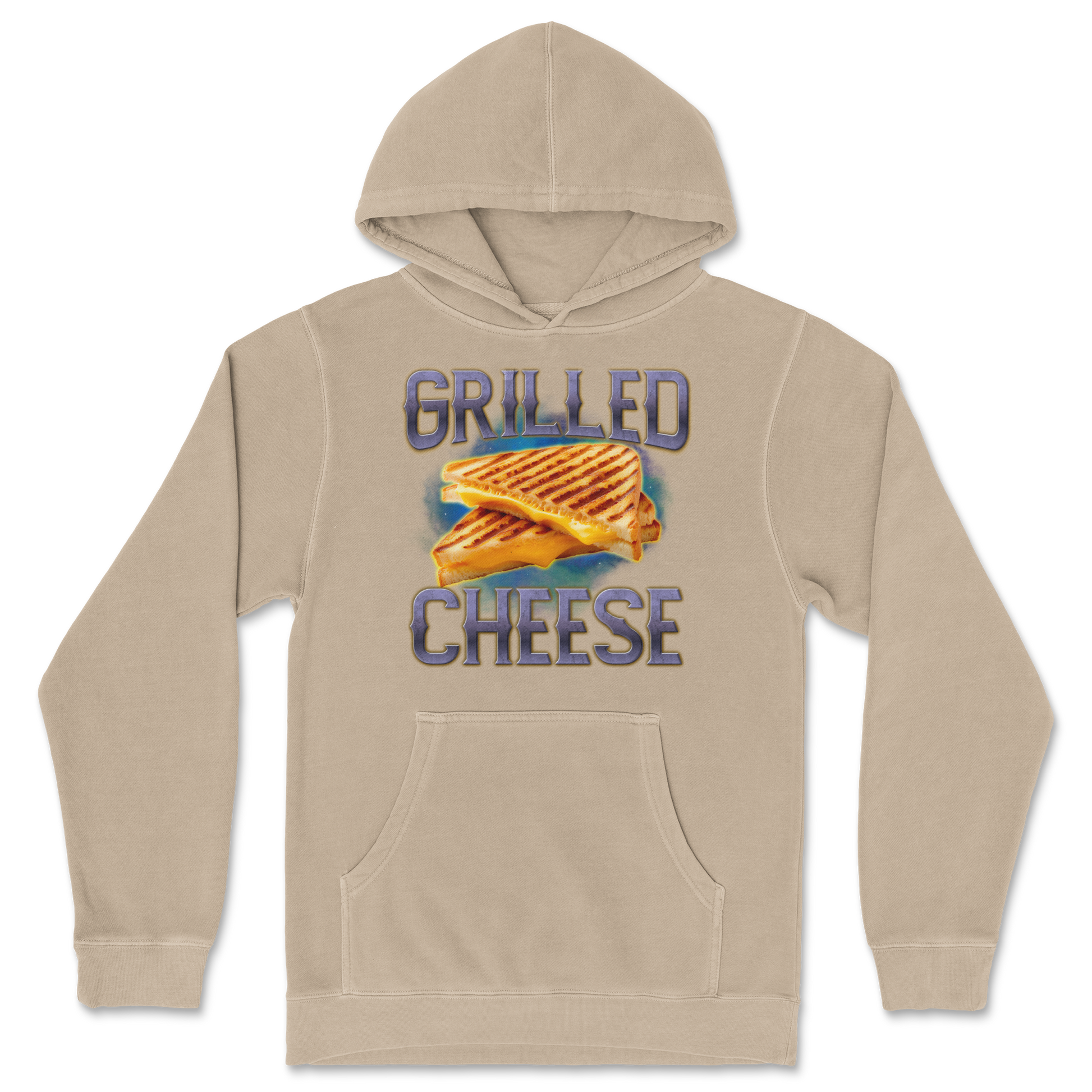 Independent Clothing Co. Hoodie Grilled Cheese  in Sandstone
