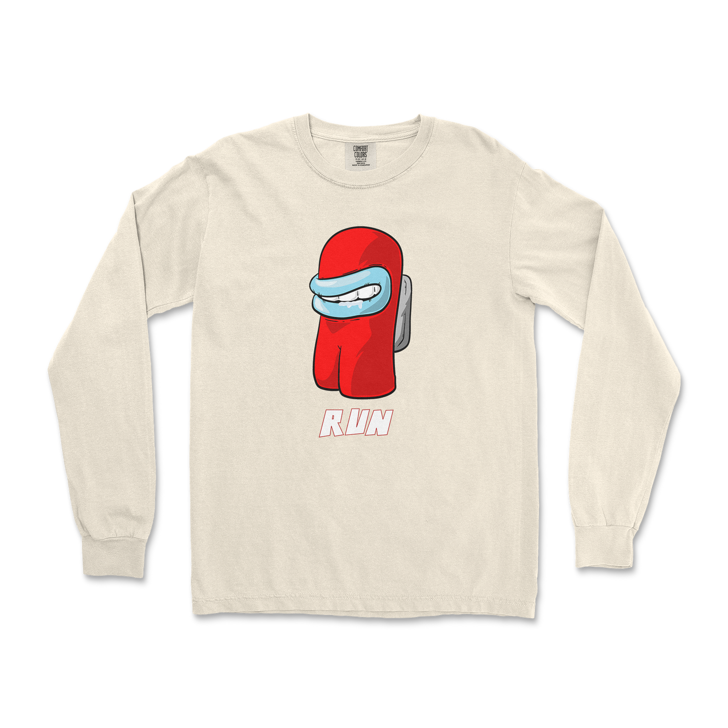 Comfort Colors Long Sleeve Sussy Man Child in Ivory