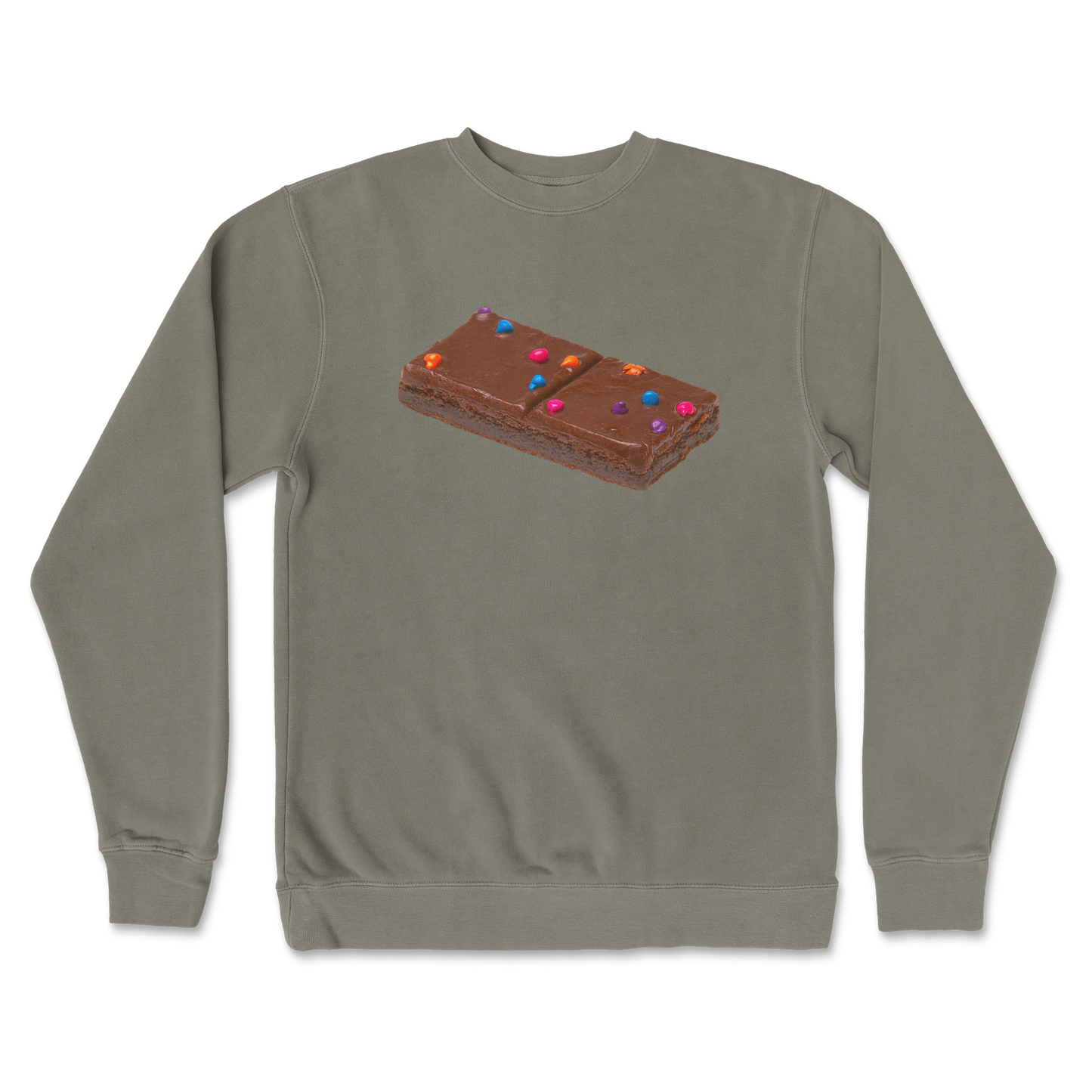 Independent Clothing Co. Crew Neck Mmmmm Yummmm in Army