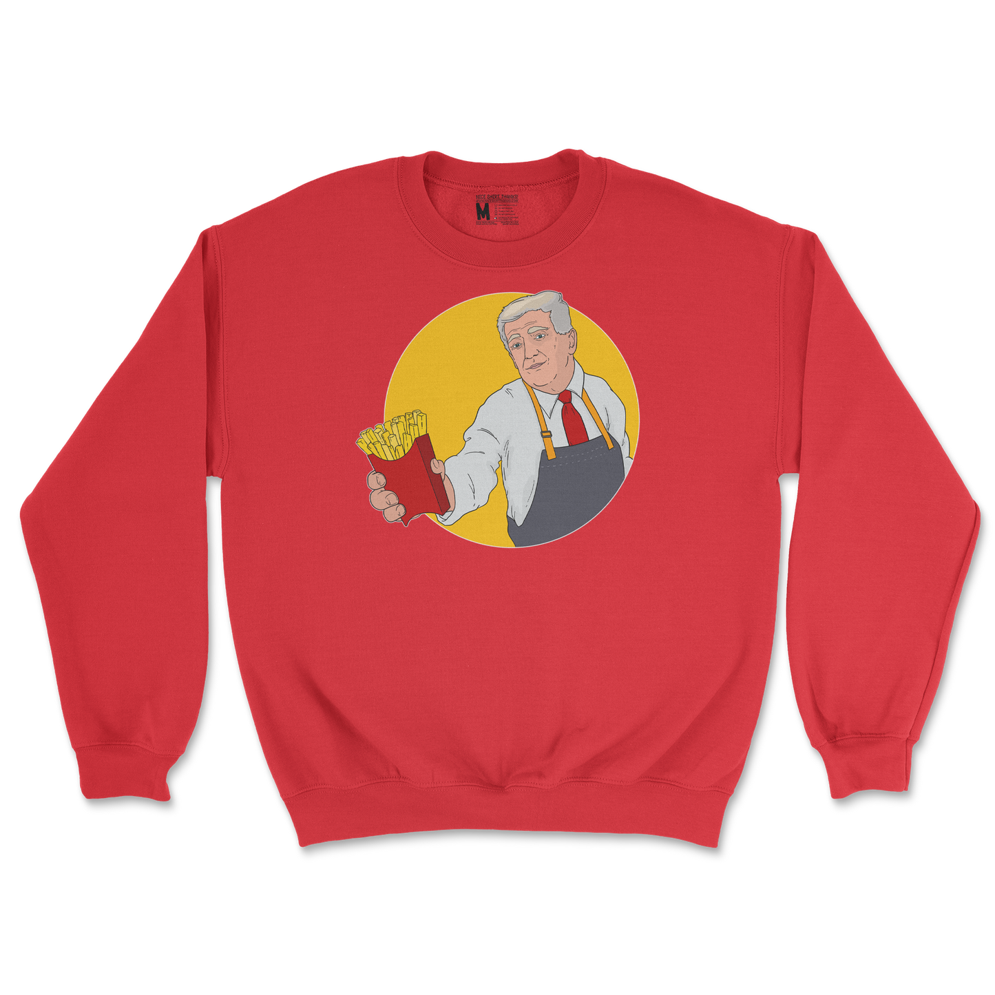 Gildan SoftStyle Crew Neck McTrump in Red