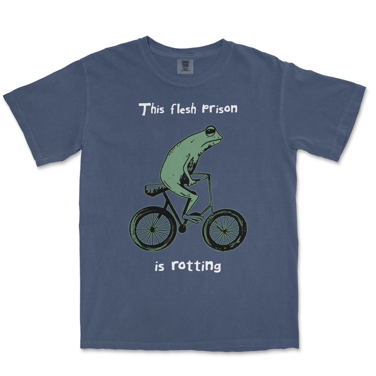 Comfort Colors T-Shirt Flesh Prison in Midnight