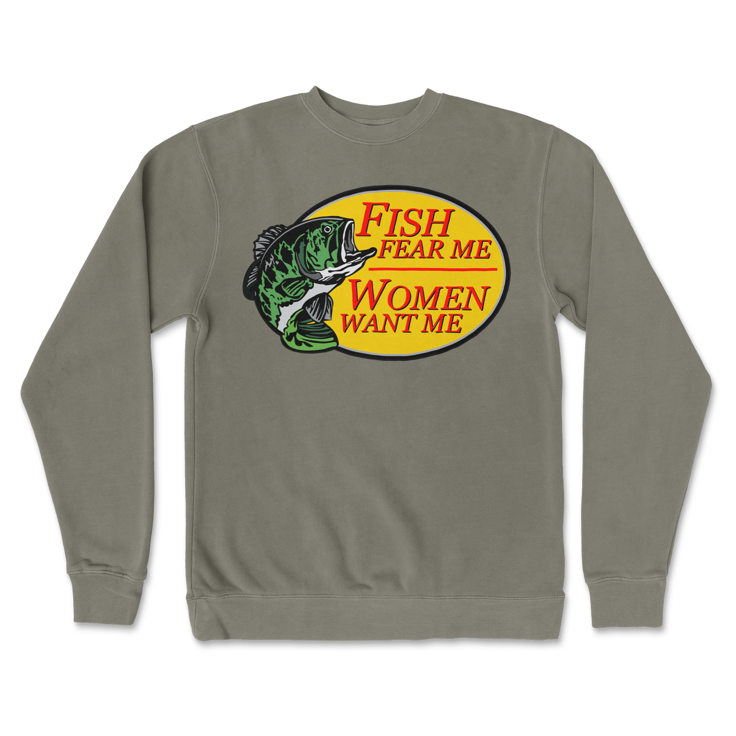Independent Clothing Co. Crew Neck For The Fishermen in Army
