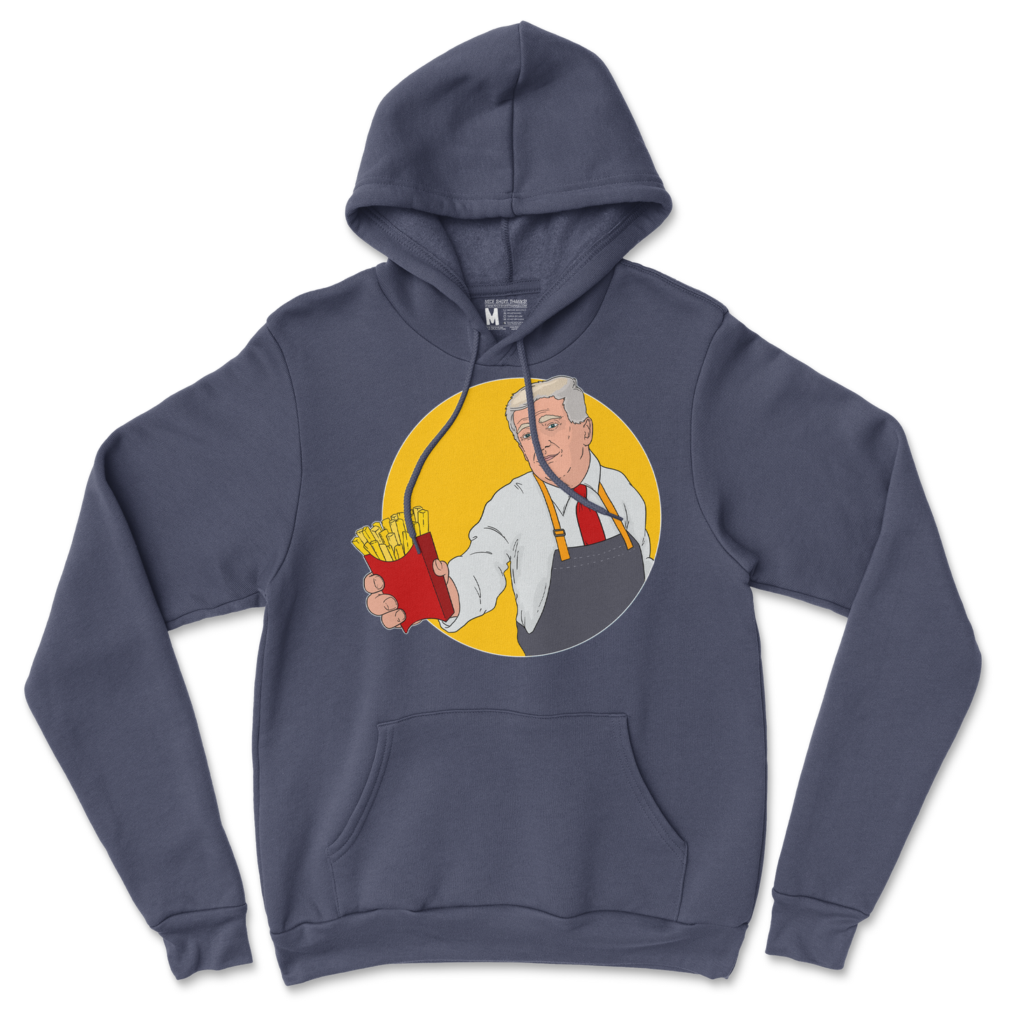 Gildan SoftStyle Hoodie McTrump in Navy