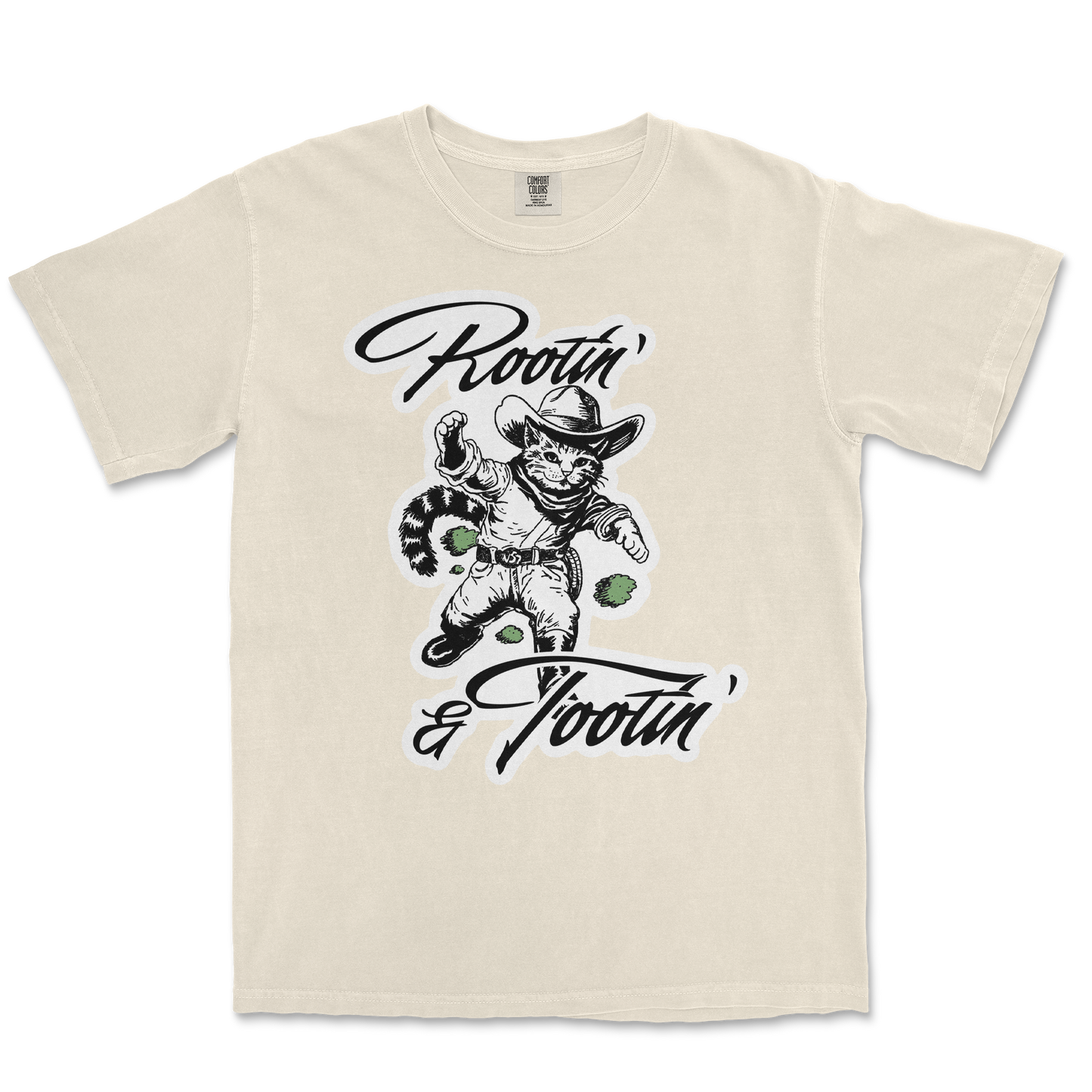 Comfort Colors T-Shirt Rootin Tootin in Ivory